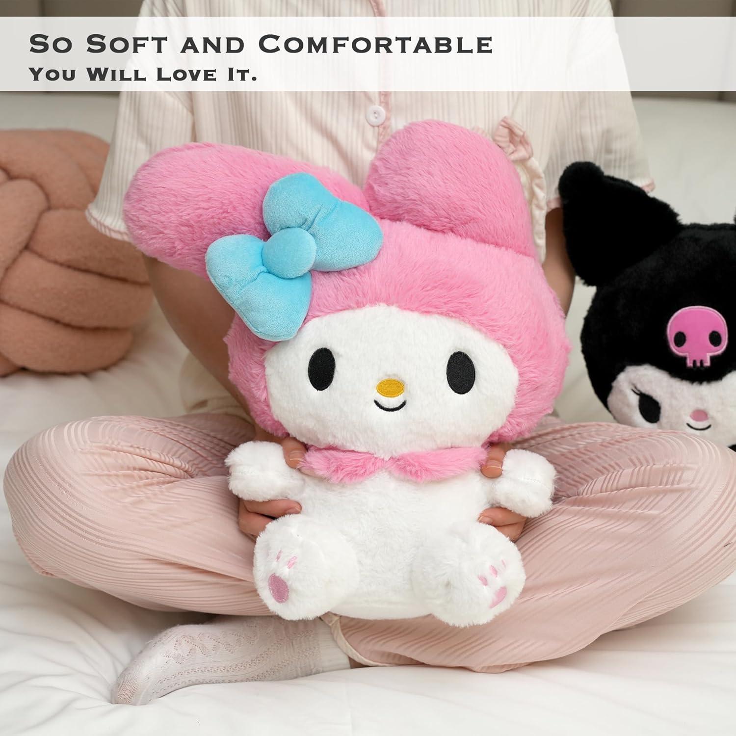 Peluche Kawaii Juju Negro 30 cm - Animal Suave y Esponjoso