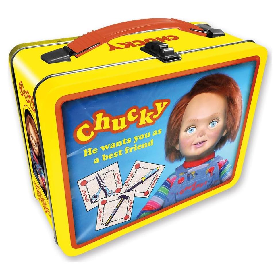 Caja de Almacenamiento de Lata NMR Chucky 3D Amarillo 3.4L