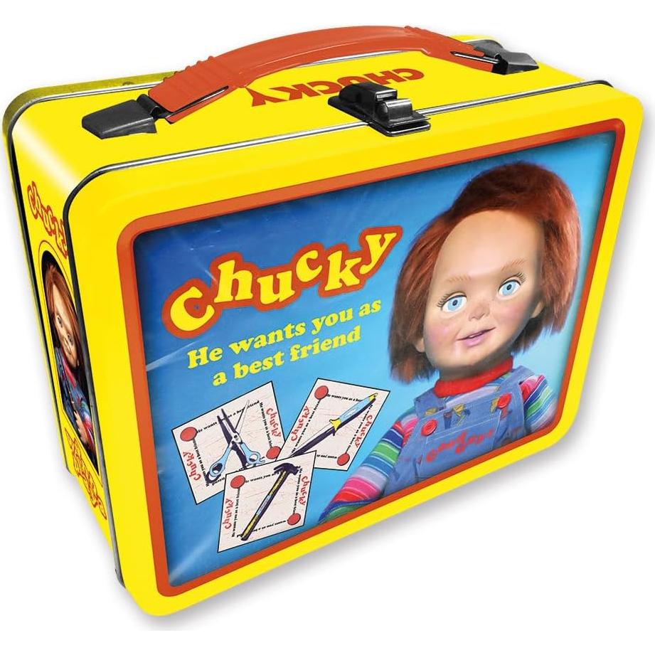 Caja de Almacenamiento de Lata NMR Chucky 3D Amarillo 3.4L