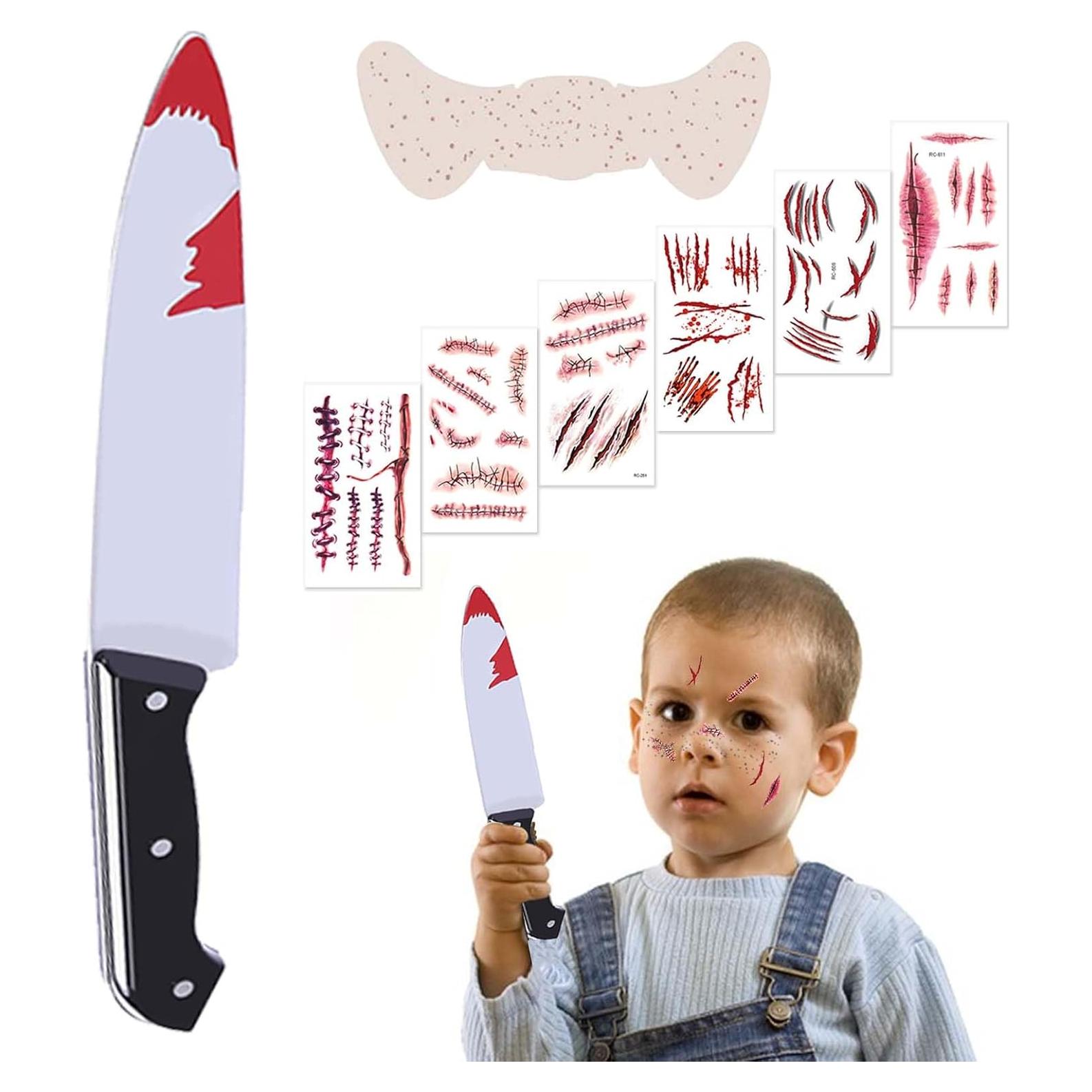 Disfraz de Halloween Chucky TRICKTREAT con Cuchillo y Tatuajes