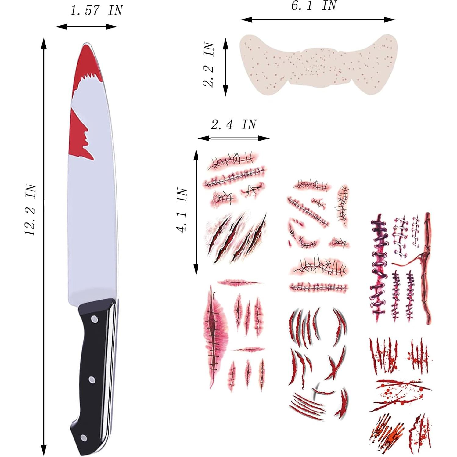 Disfraz de Halloween Chucky TRICKTREAT con Cuchillo y Tatuajes