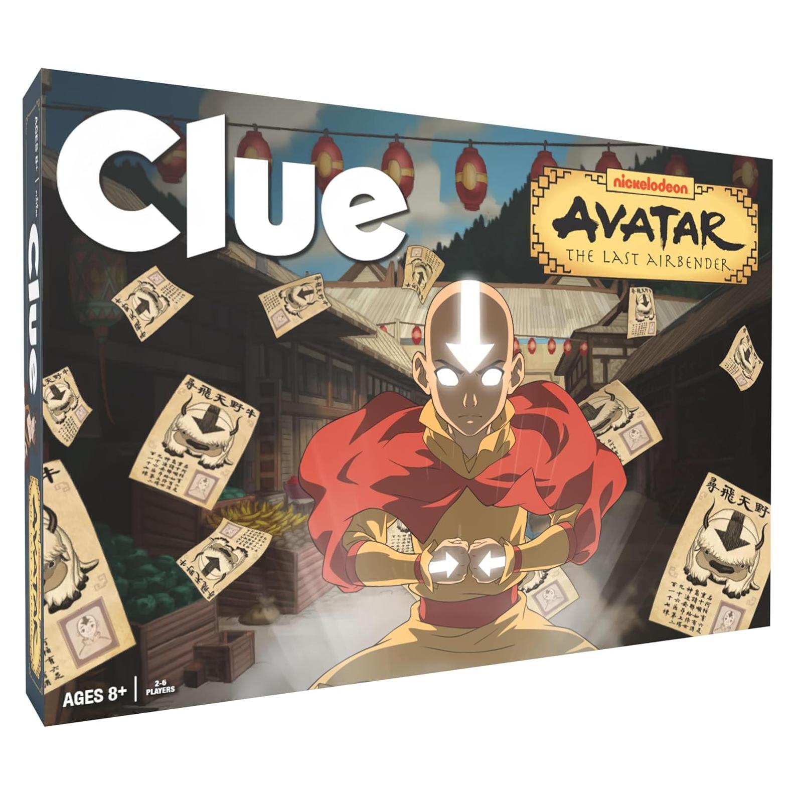 Juego de Mesa Clue Avatar La Última Airbender - 2-6 Jugadores