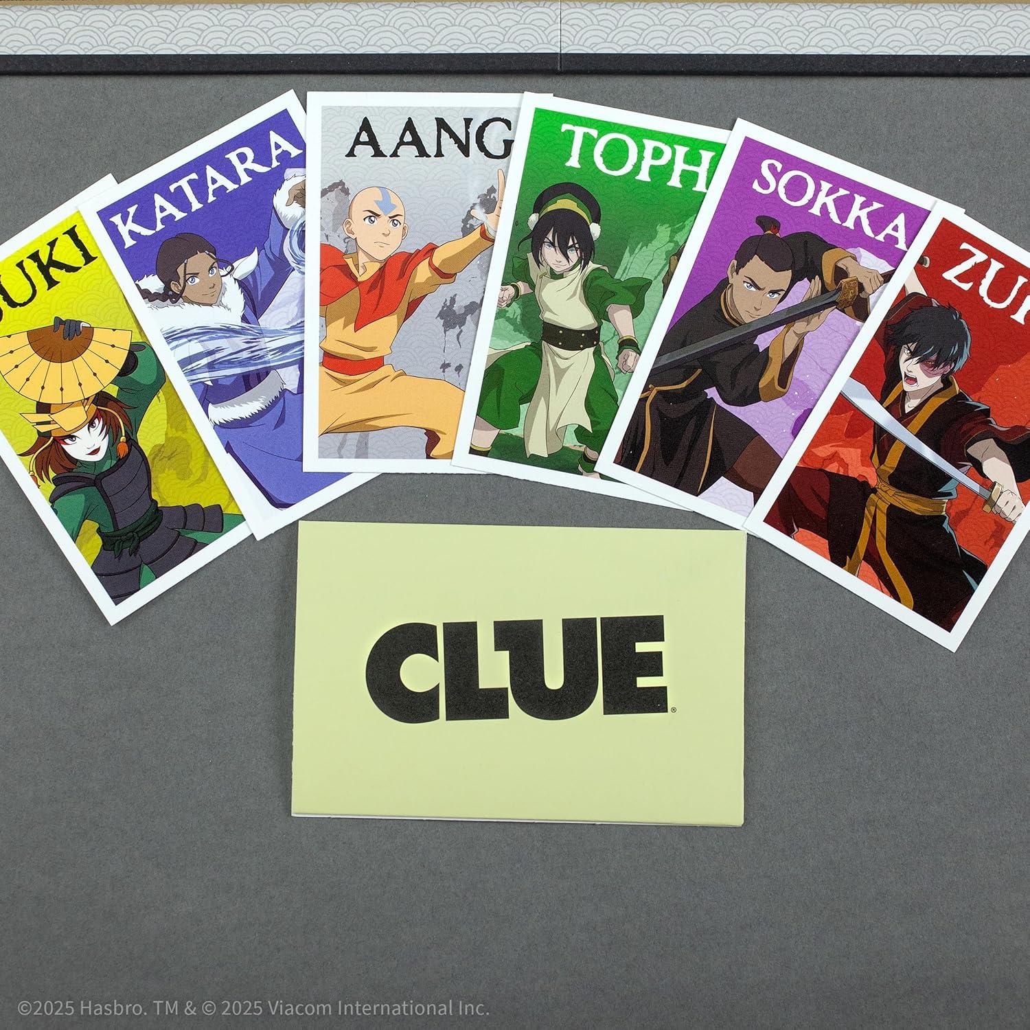 Juego de Mesa Clue Avatar La Última Airbender - 2-6 Jugadores