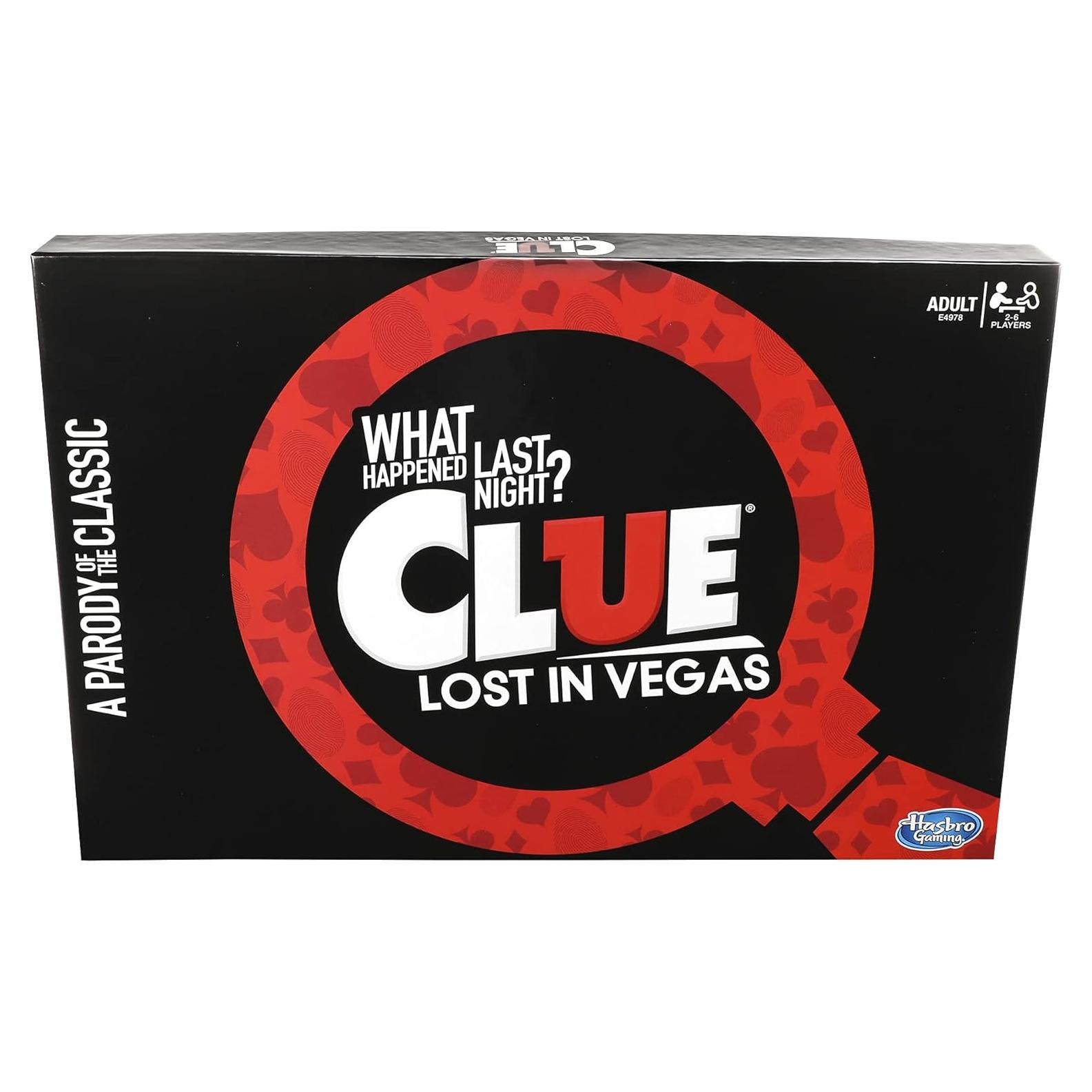 Juego de Mesa Clue Perdido en Las Vegas Hasbro 0.68 kg