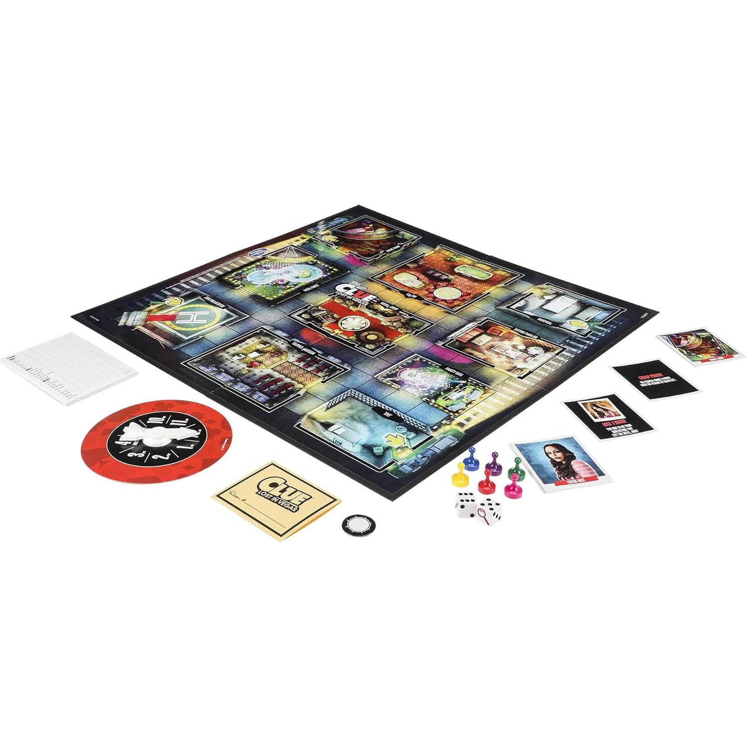 Juego de Mesa Clue Perdido en Las Vegas Hasbro 0.68 kg