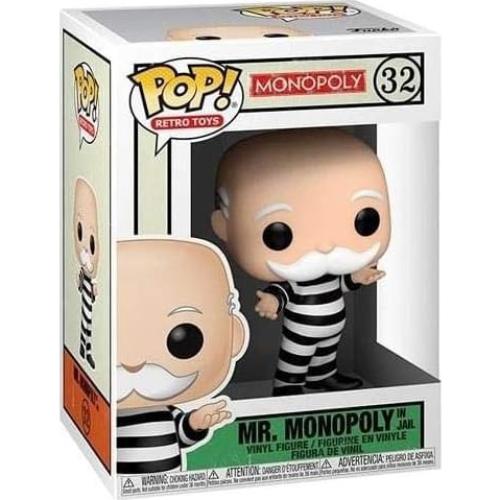 Funko Pop! Vinyl Monopoly - Sr. Monopoly en la cárcel 9.5cm