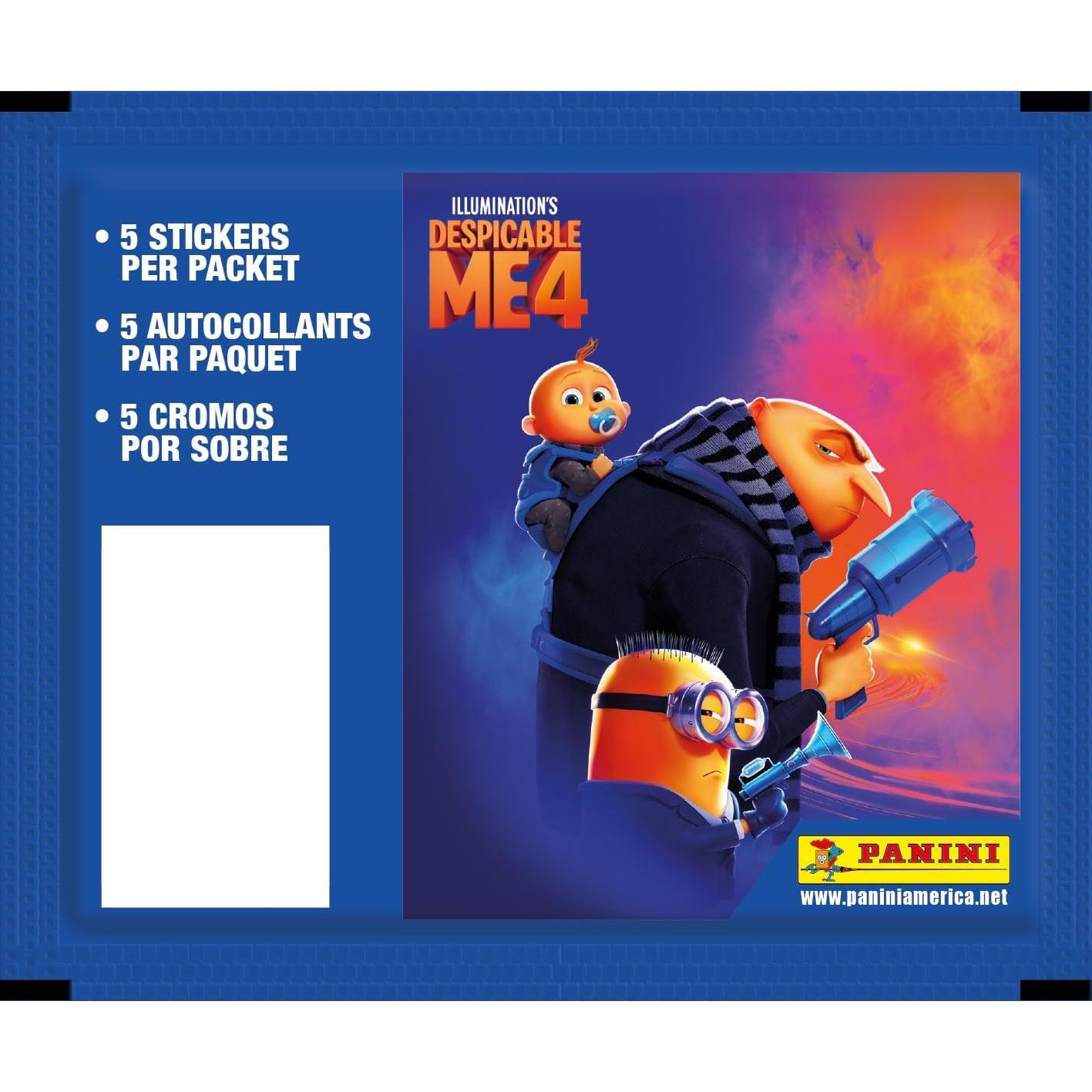 Álbum de Stickers Despicable Me 4 Panini + 25 Stickers