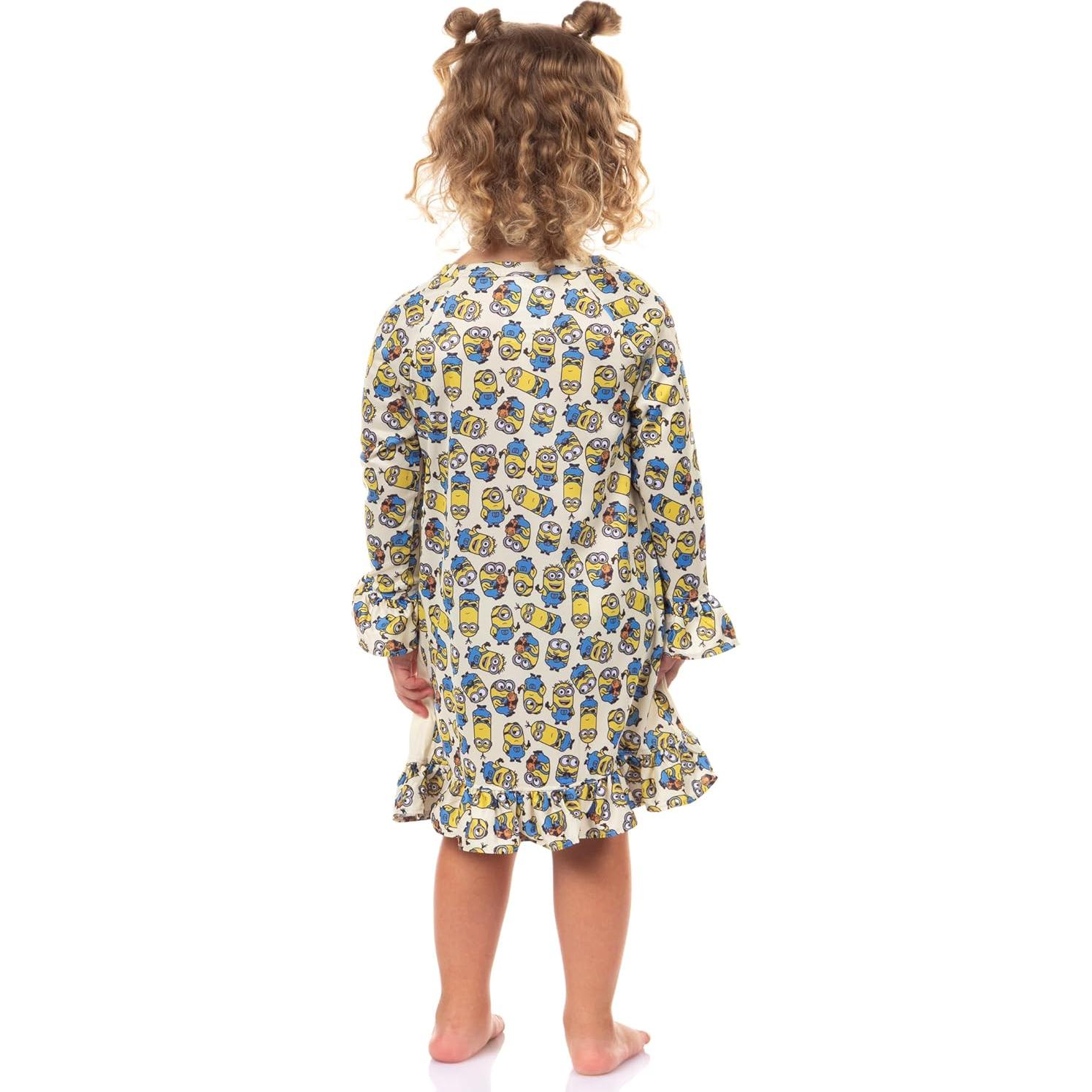 Vestido de Noche para Niñas Minions Intimo 5T Suave