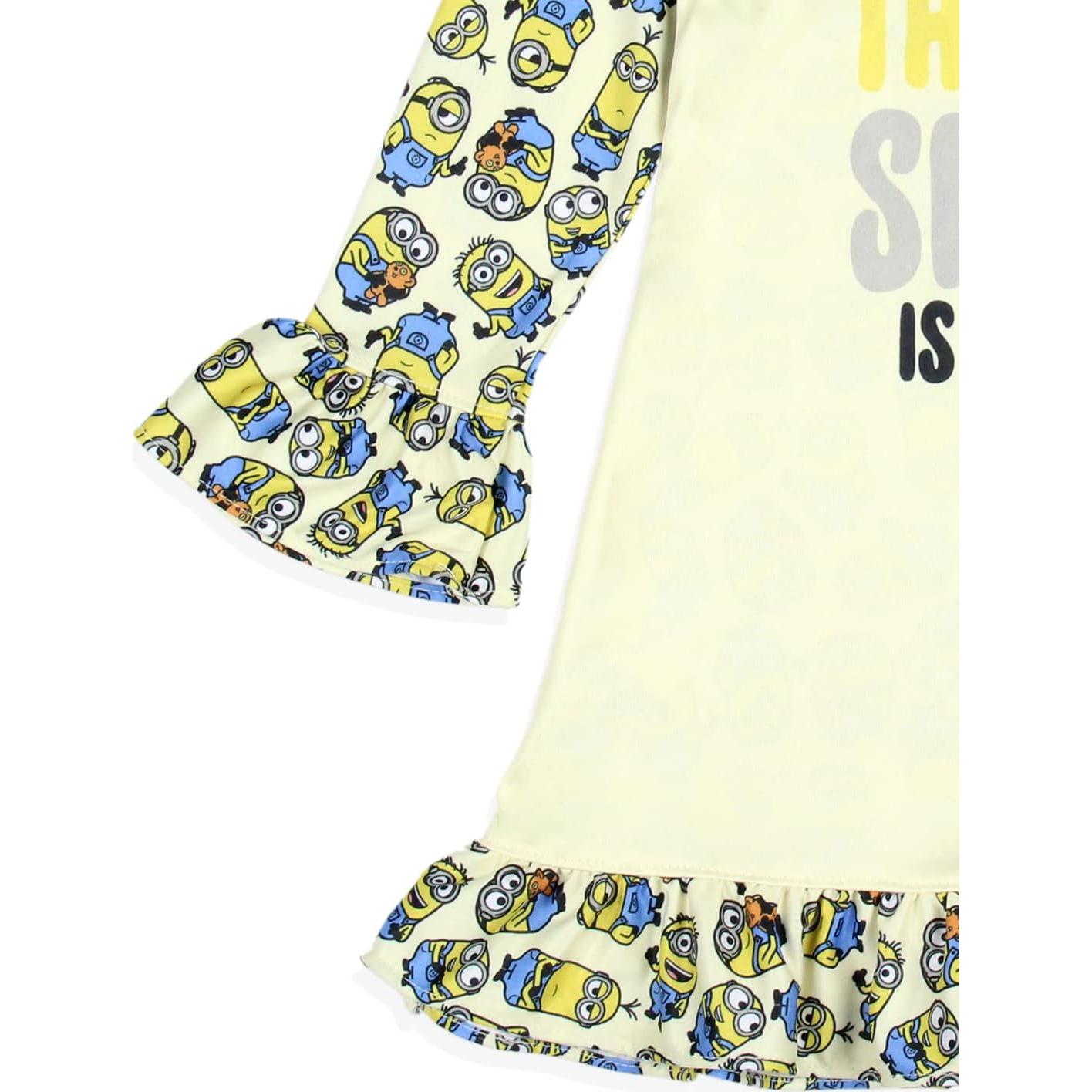 Vestido de Noche para Niñas Minions Intimo 5T Suave