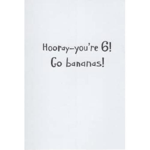 Tarjeta de Cumpleaños Despicable Me Minions 6 años - Heartline