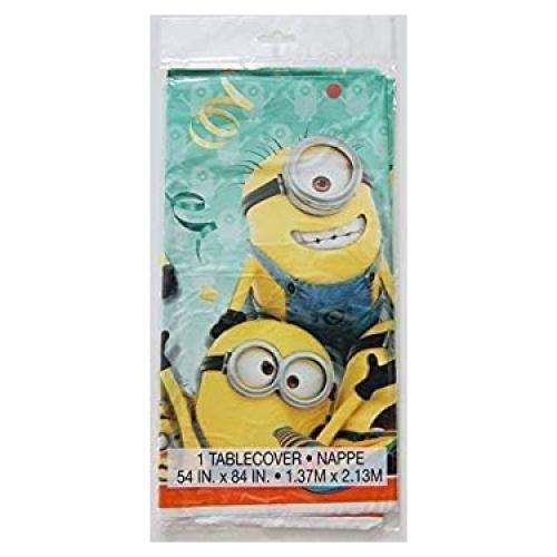 Cubierta de Mesa Temática Minion Unique 135x213 cm Desechable