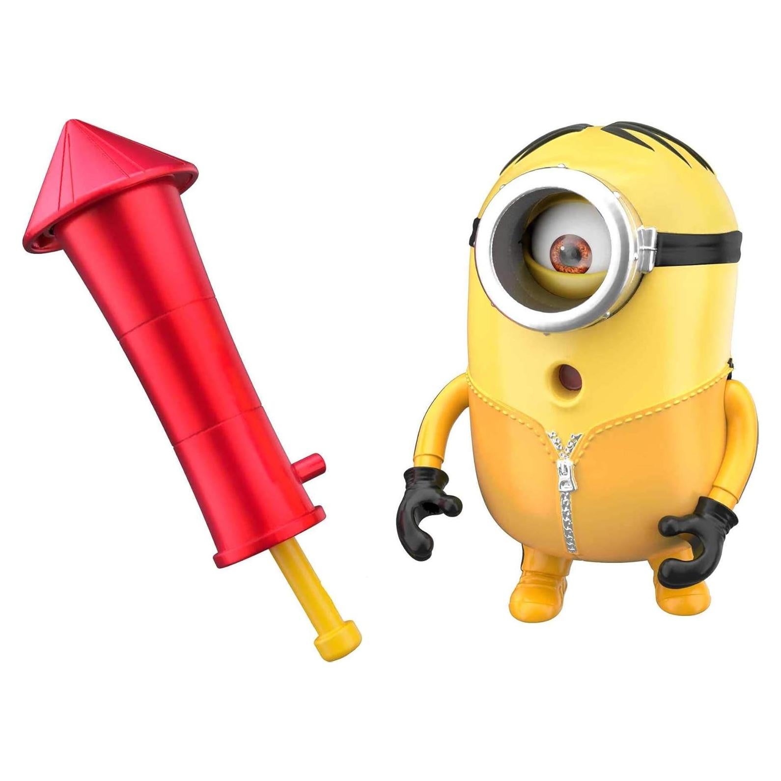 Figura Interactiva Minions Stuart 10.16 cm Mattel