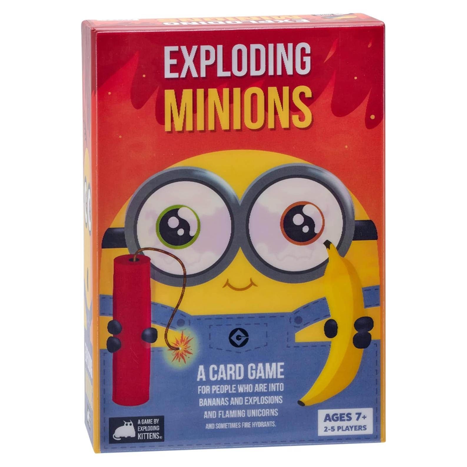 Juego de Cartas Minions Explosivos - Exploding Kittens - 2-5 Jugadores