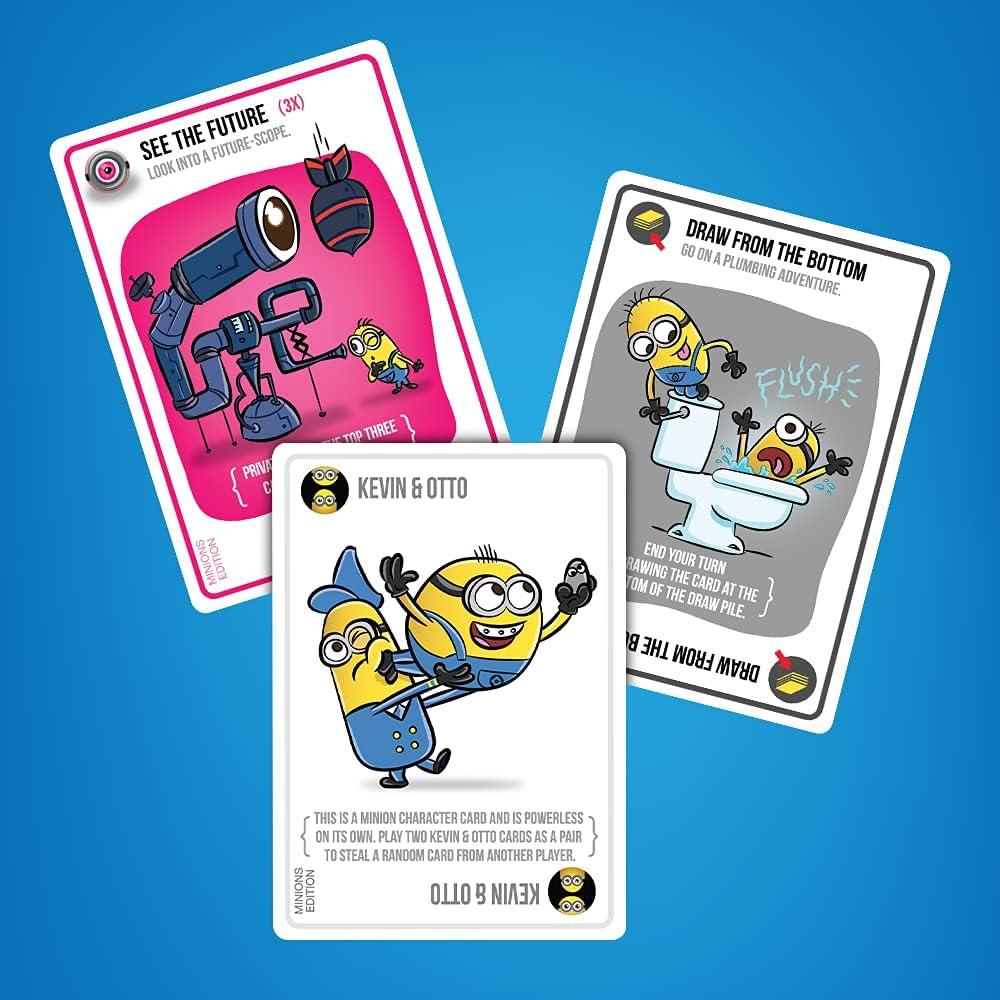 Juego de Cartas Minions Explosivos - Exploding Kittens - 2-5 Jugadores