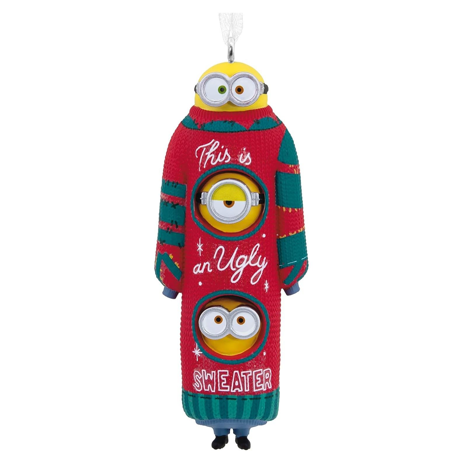 Adorno navideño Hallmark Minions Bob Kevin Stuart 3.3x9.0 cm