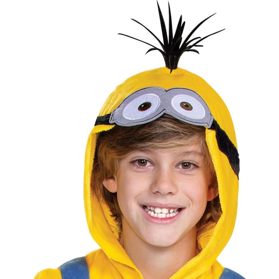Disfraz de Kevin Minion para Niños - Mono con Capucha Suave