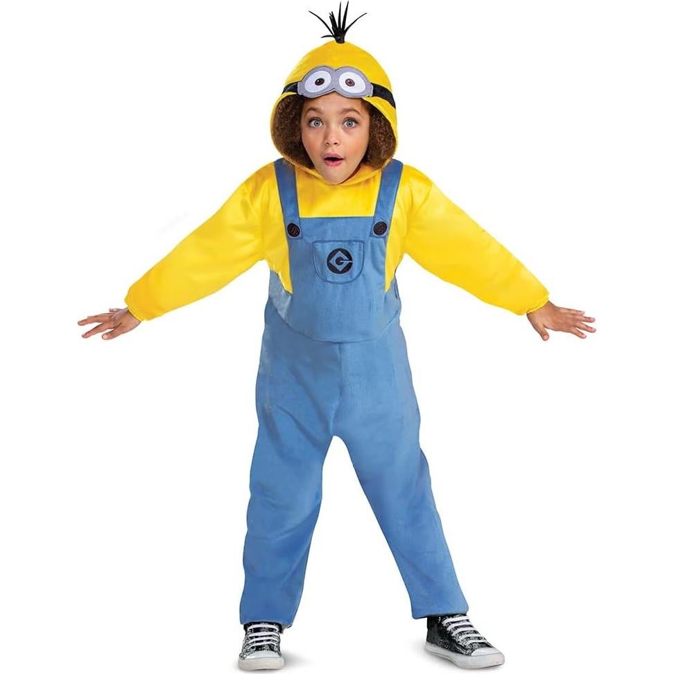 Disfraz de Kevin Minion para Niños - Mono con Capucha Suave