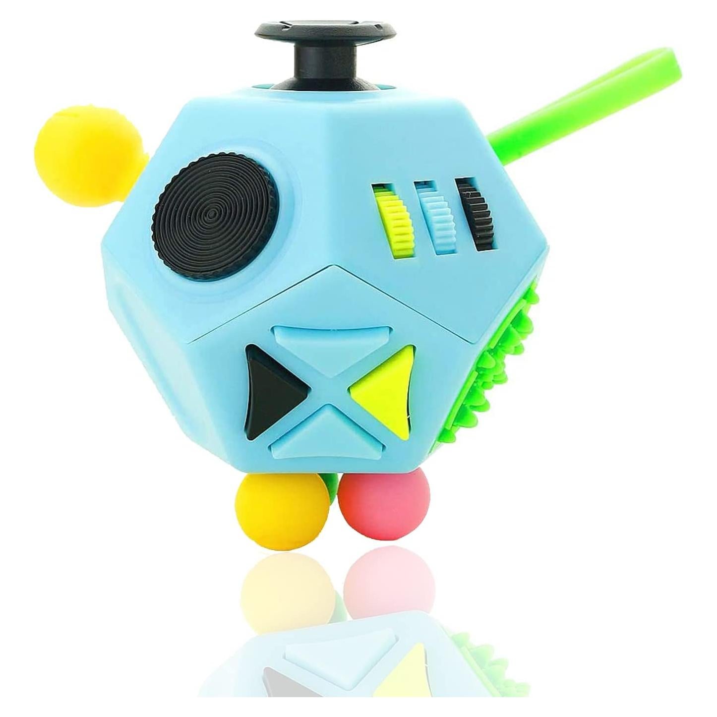 Juguete Antiestrés Dodecágono PAPOLGO Azul 12 Lados