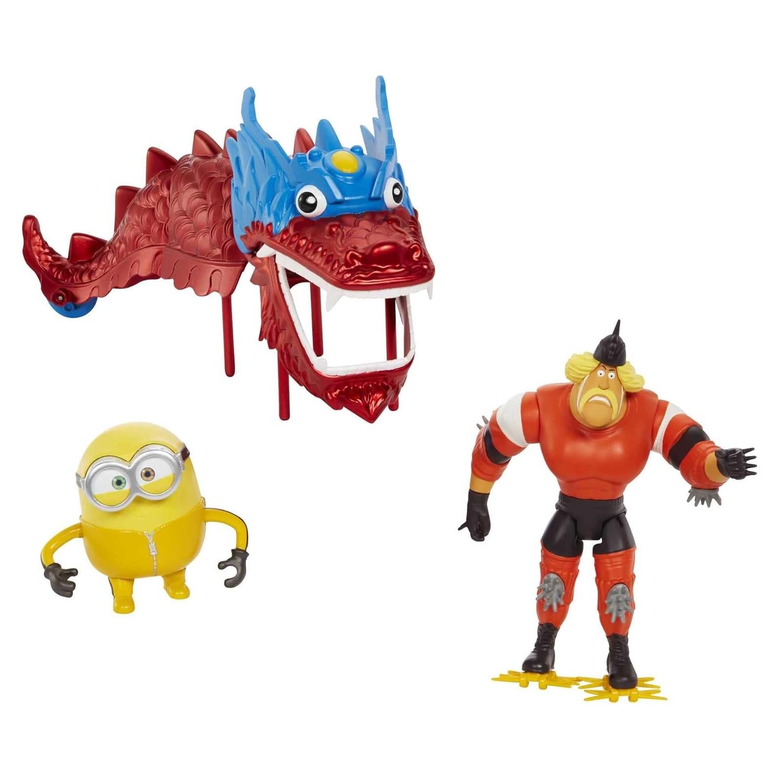 Juego de Figuras de Acción Minions Mattel Bob y Svengeance