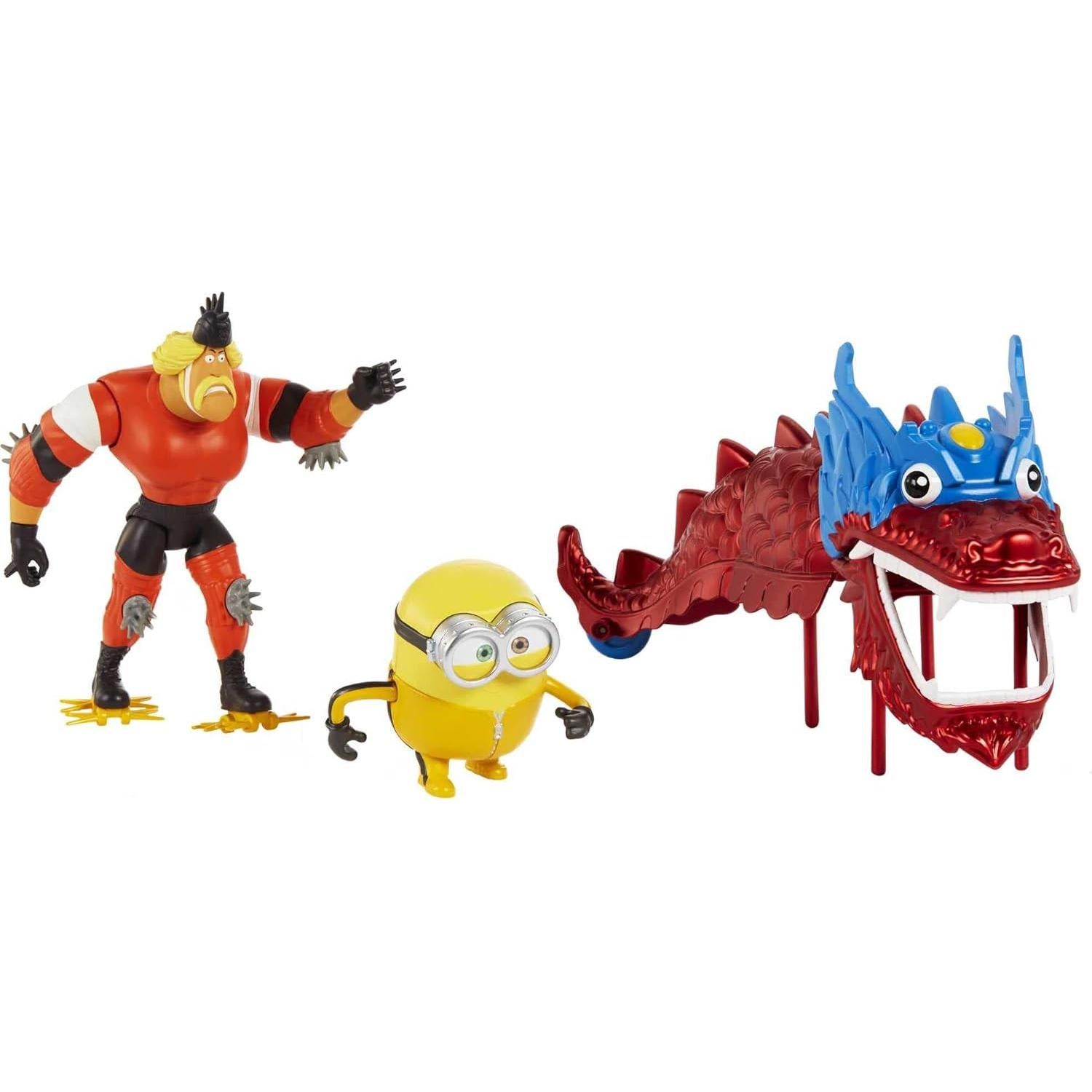 Juego de Figuras de Acción Minions Mattel Bob y Svengeance