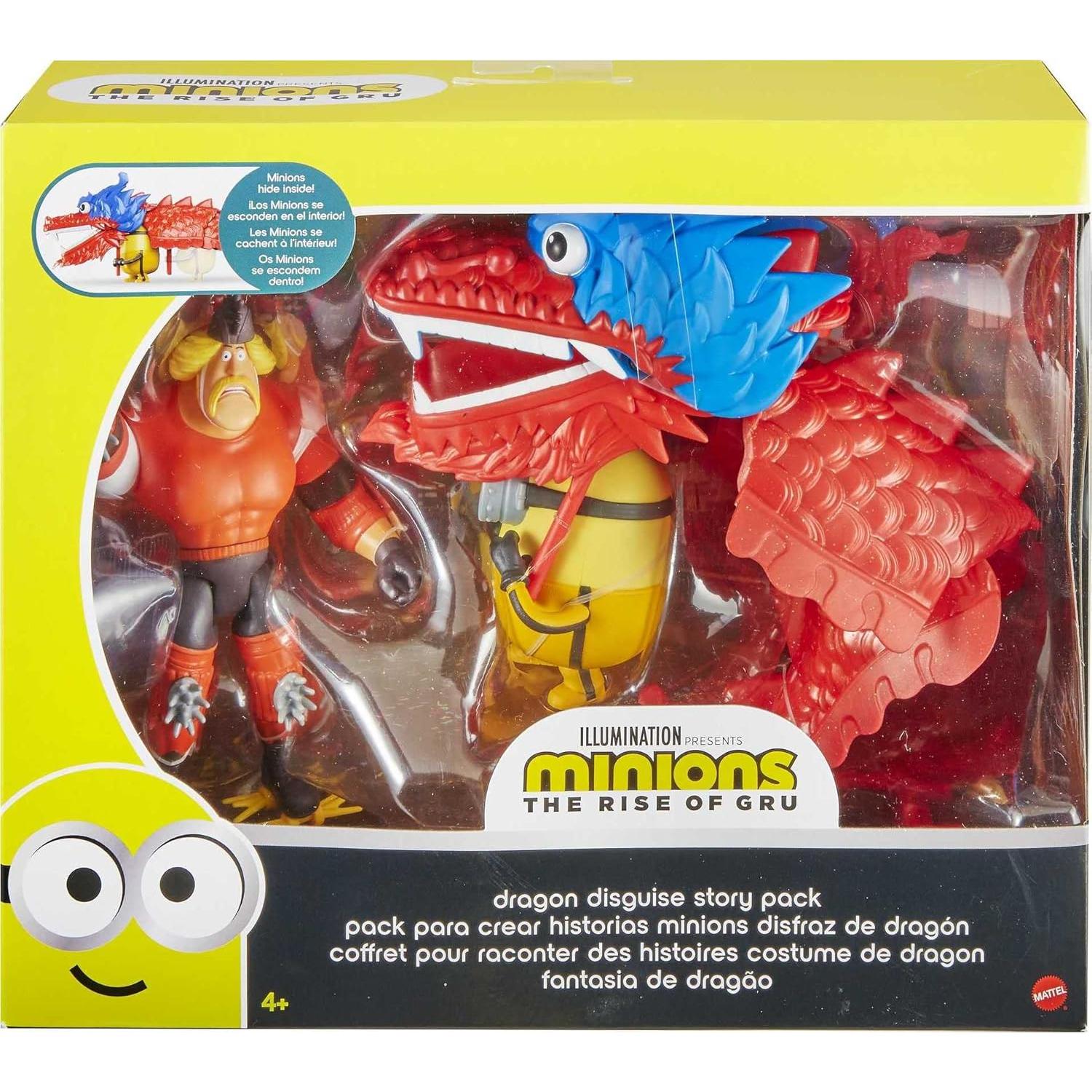 Juego de Figuras de Acción Minions Mattel Bob y Svengeance