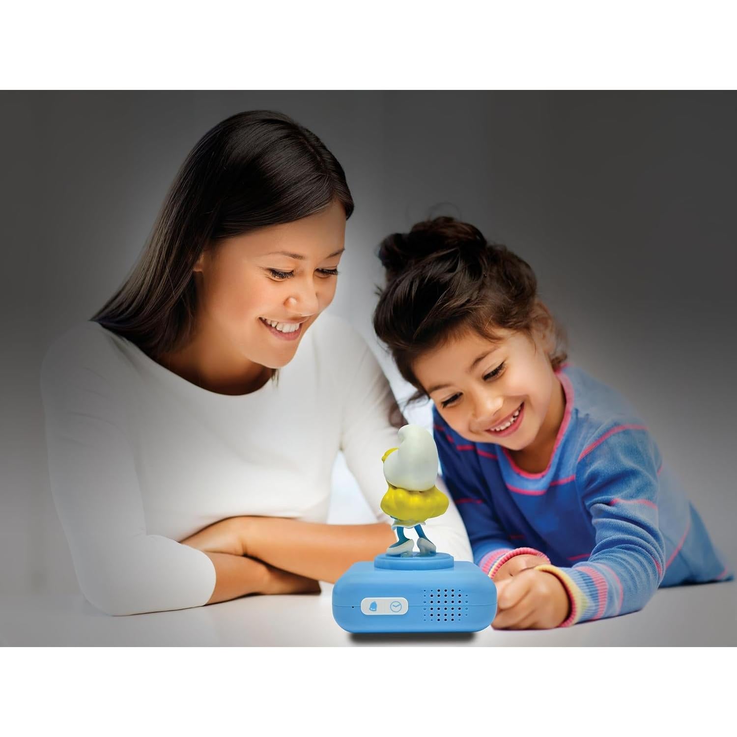 Reloj Despertador LEXiBOOK Pitufos con Luz Nocturna RL800SF