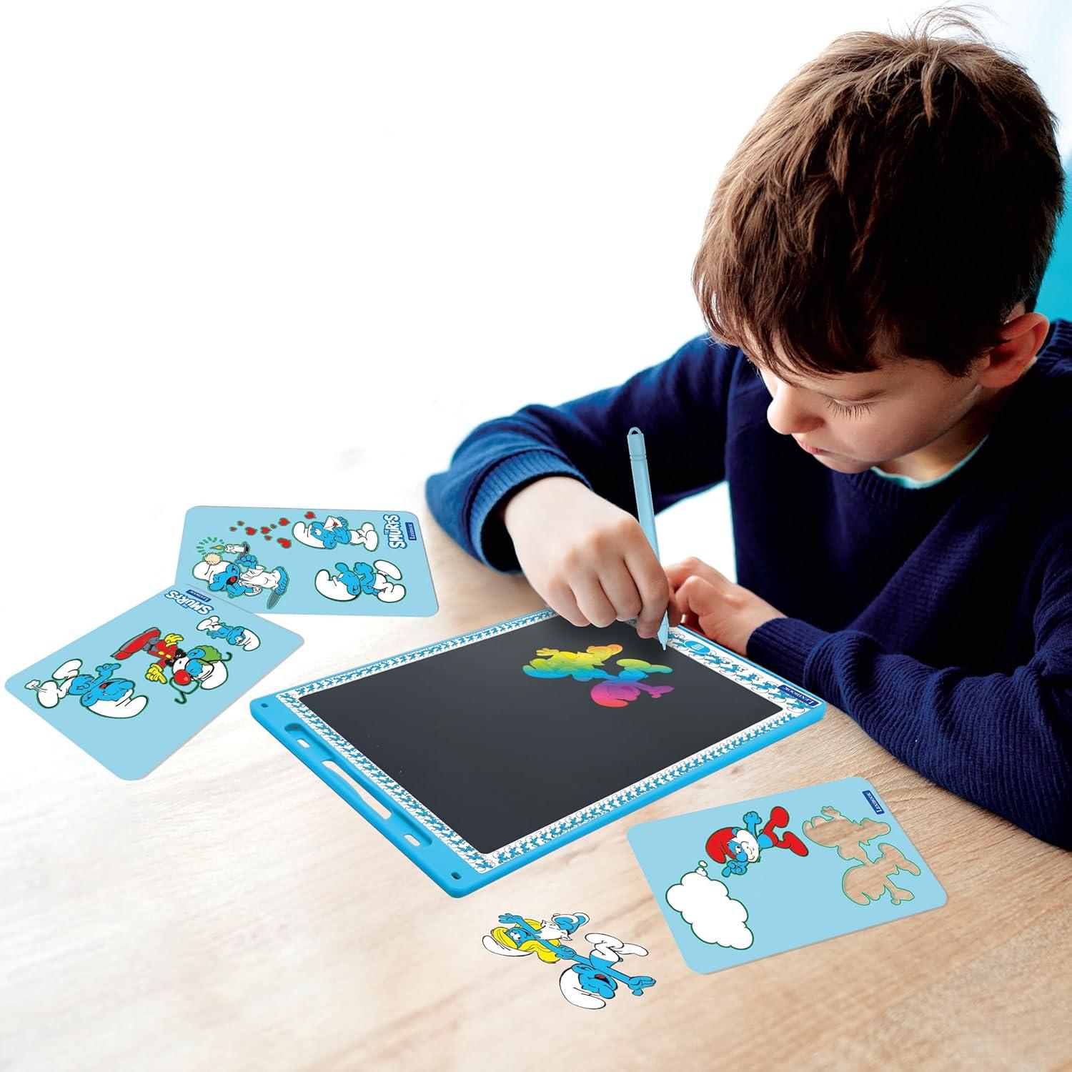 Pizarra Mágica Infantil Lexibook Los Pitufos 28 cm