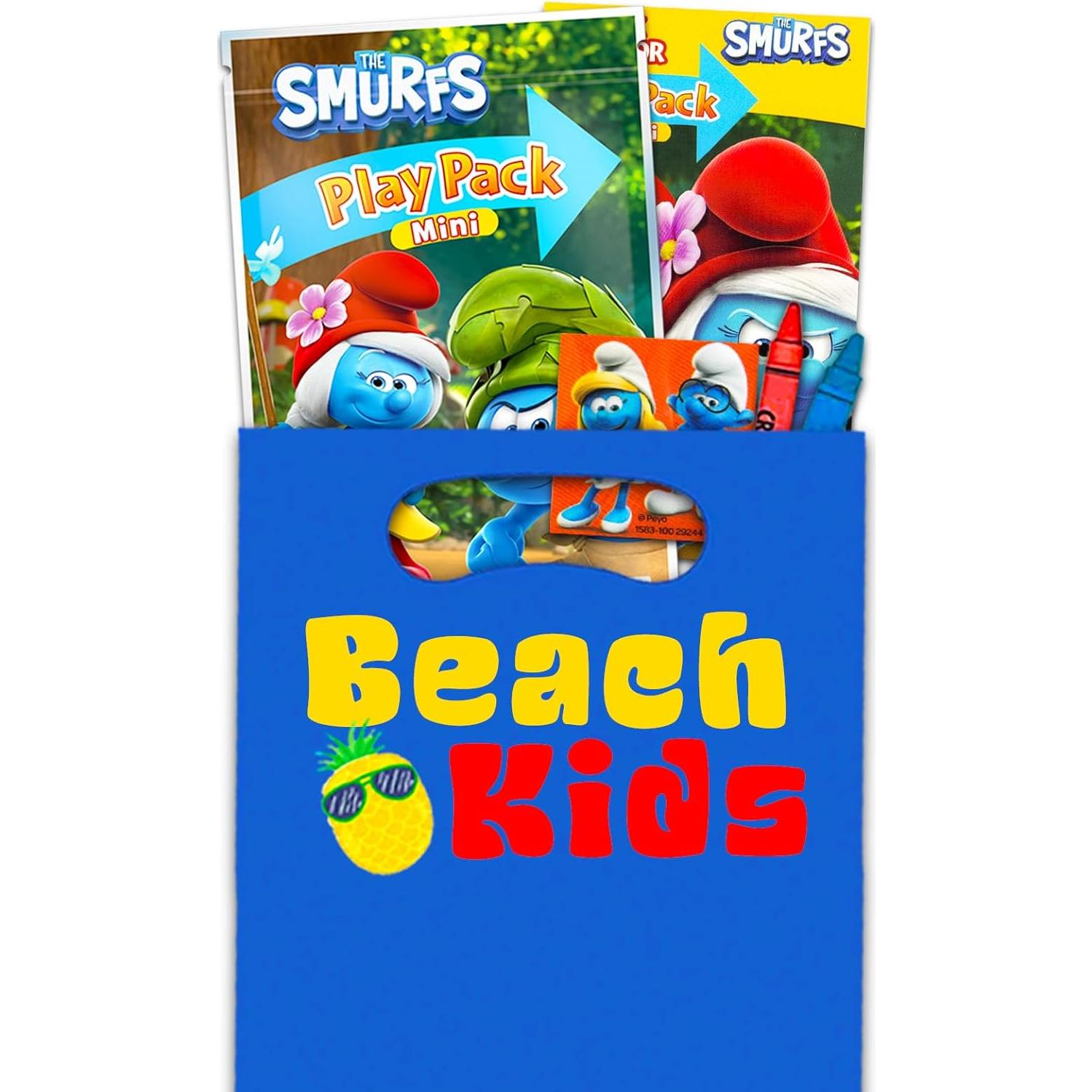 Conjunto de Fiesta Mini Smurfs Disney - 24 Paquetes de Juego