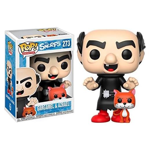 Funko Pop Los Pitufos Ola 1 Gargamel con Azrael + Protector