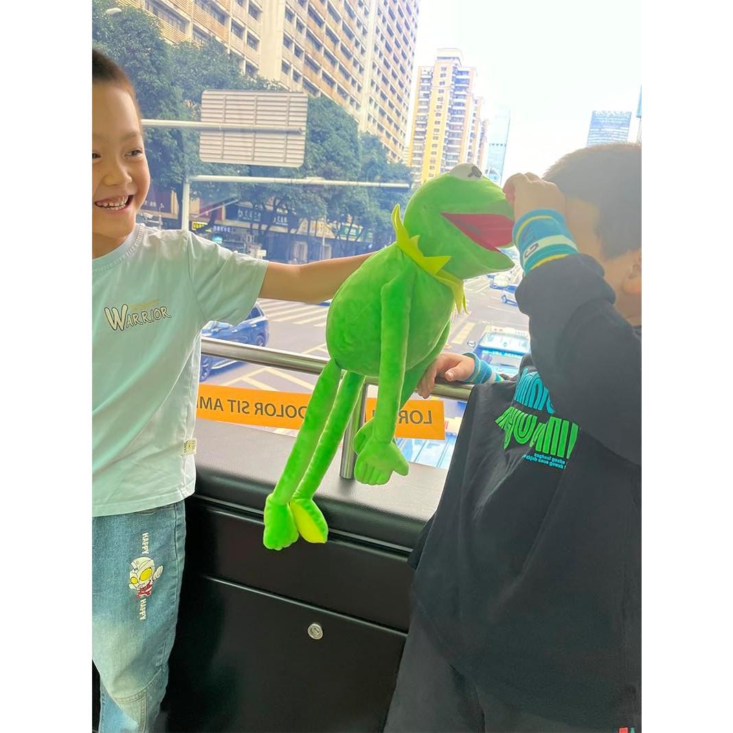 Títere de Rana Kermit de Peluche 61 cm con 50 Pegatinas