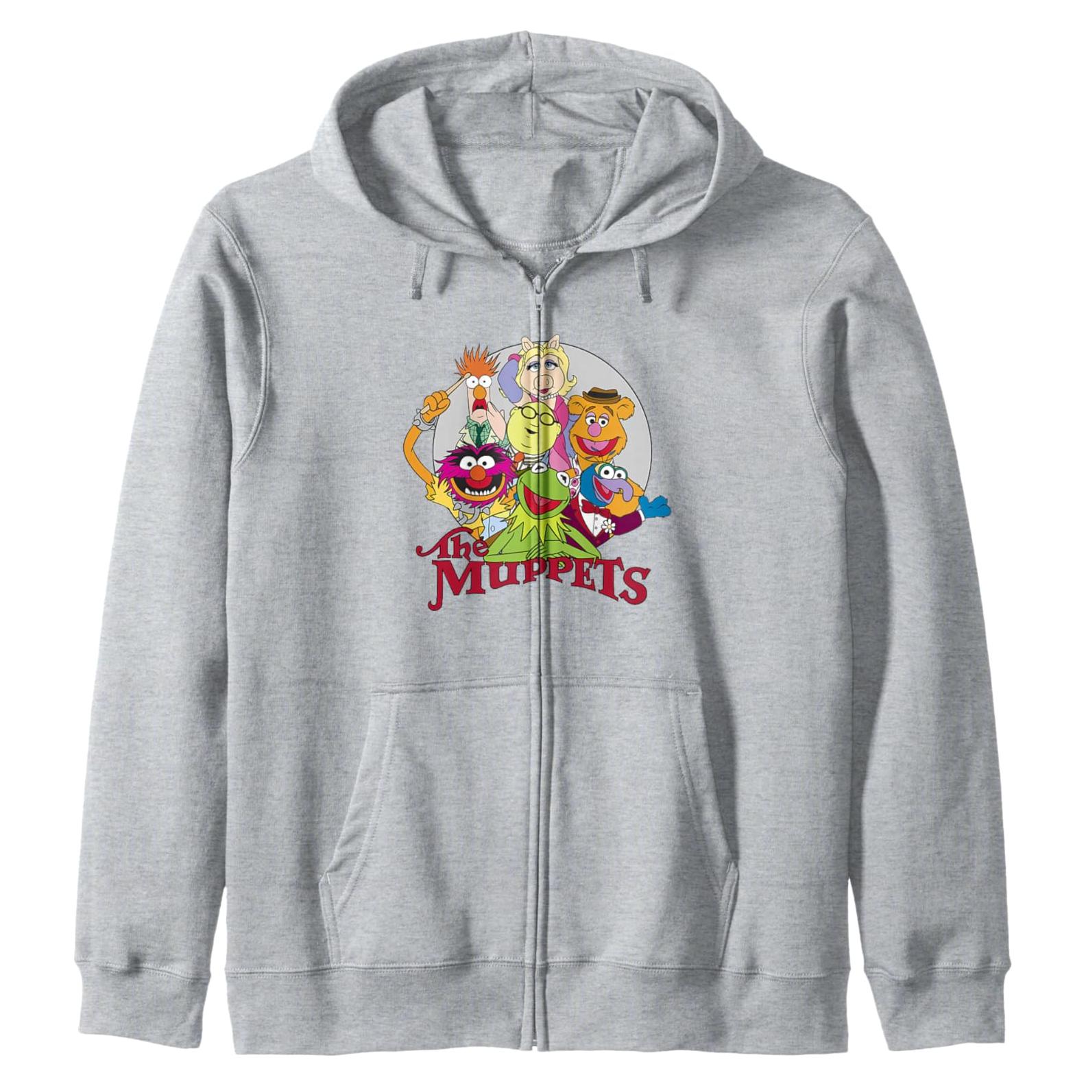 Sudadera con Cremallera Disney Los Muppets Unisex Adulto