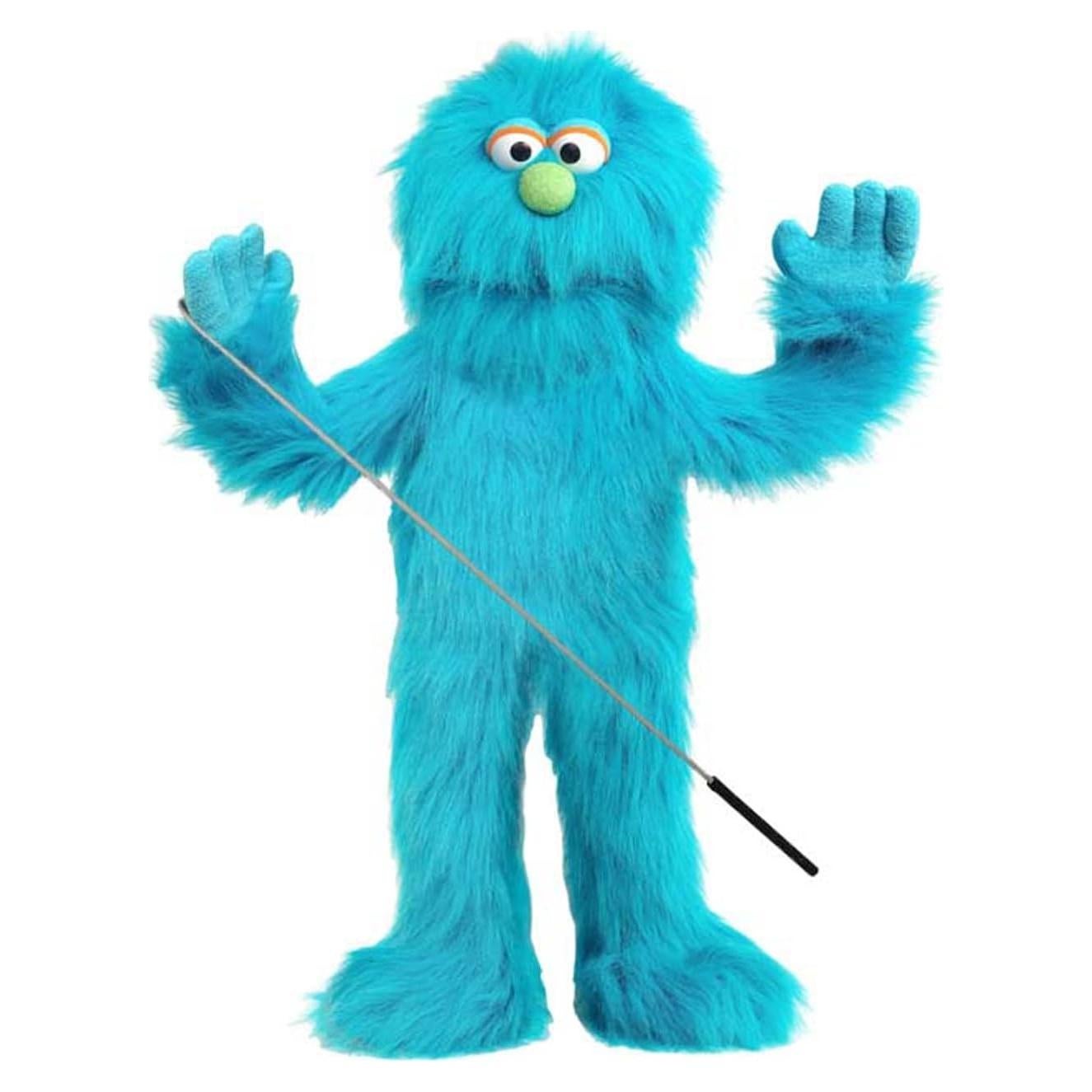 Puppet Monstruo Azul Silly Puppets 76.2 cm Ventrílocuo