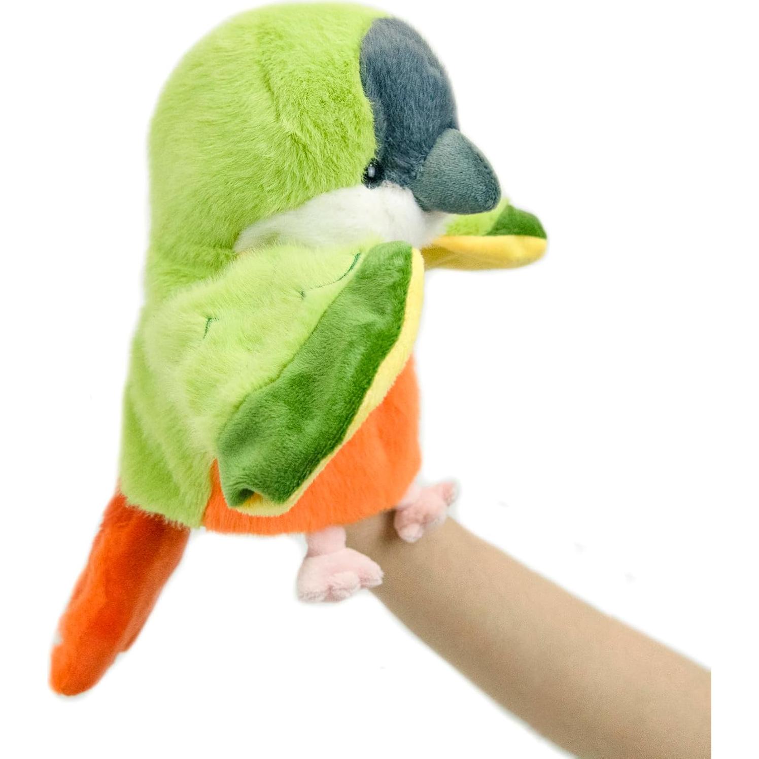 Títere de mano loro de peluche BABY FRANKIEZHOU 5cm