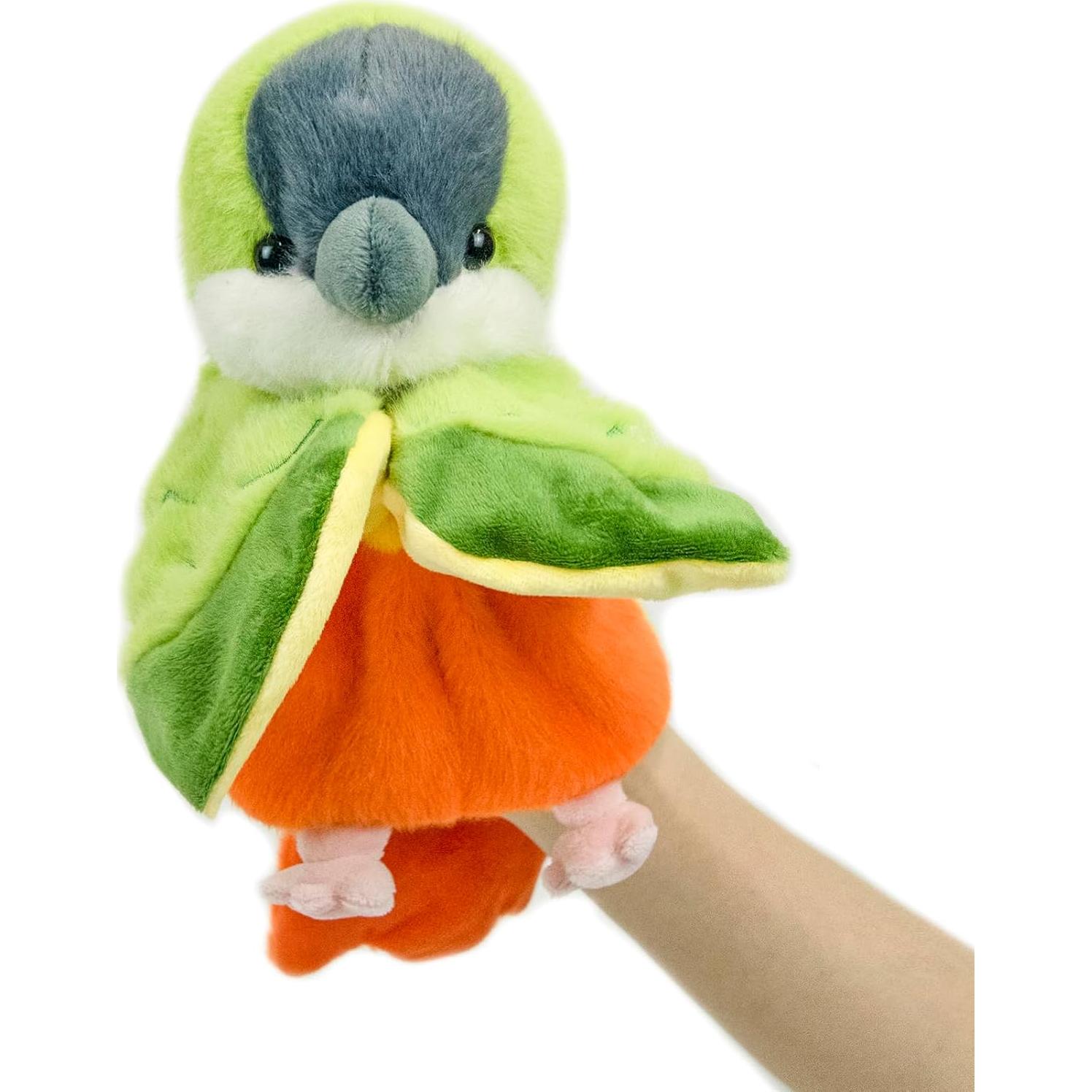 Títere de mano loro de peluche BABY FRANKIEZHOU 5cm