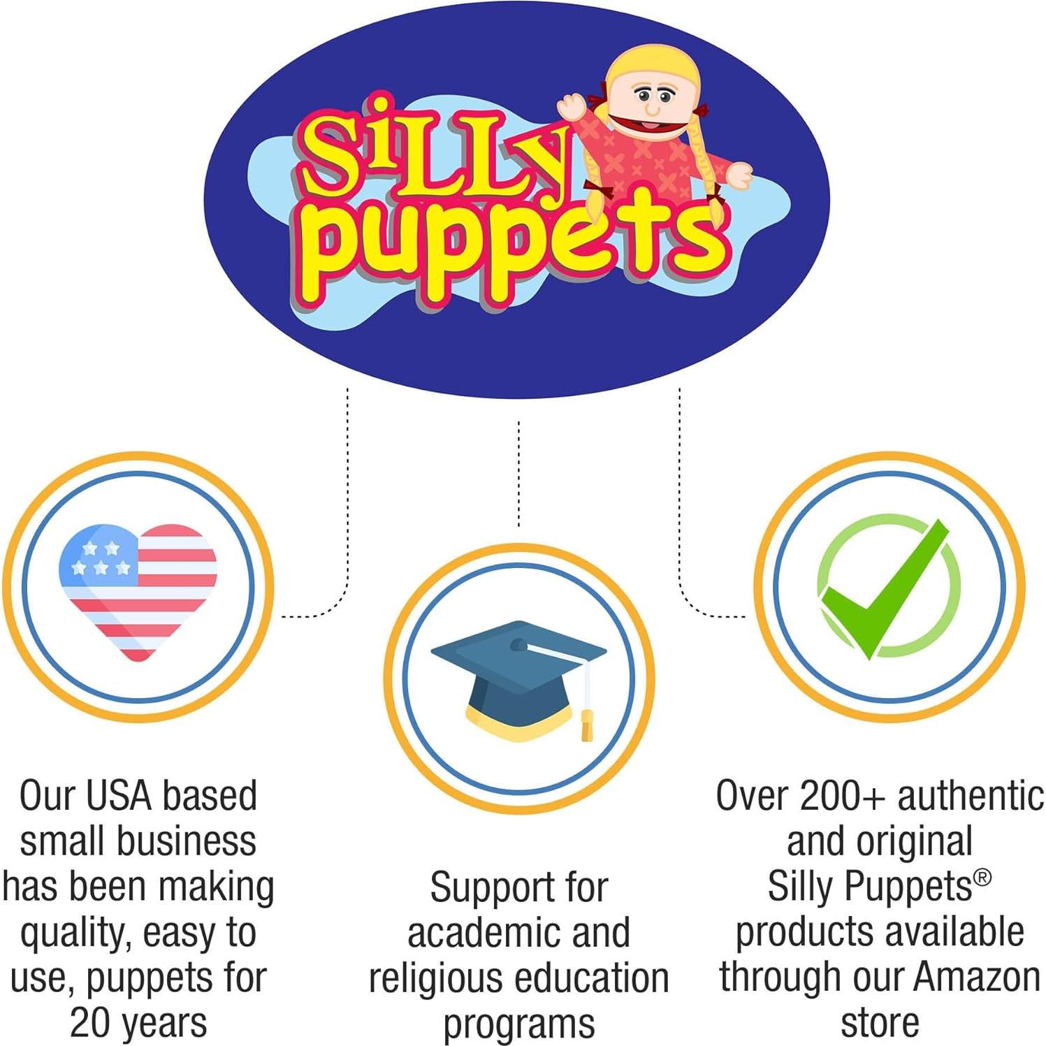 Títere de Cuerpo Completo Silly Puppets 63.5 cm Abuelo Durazno