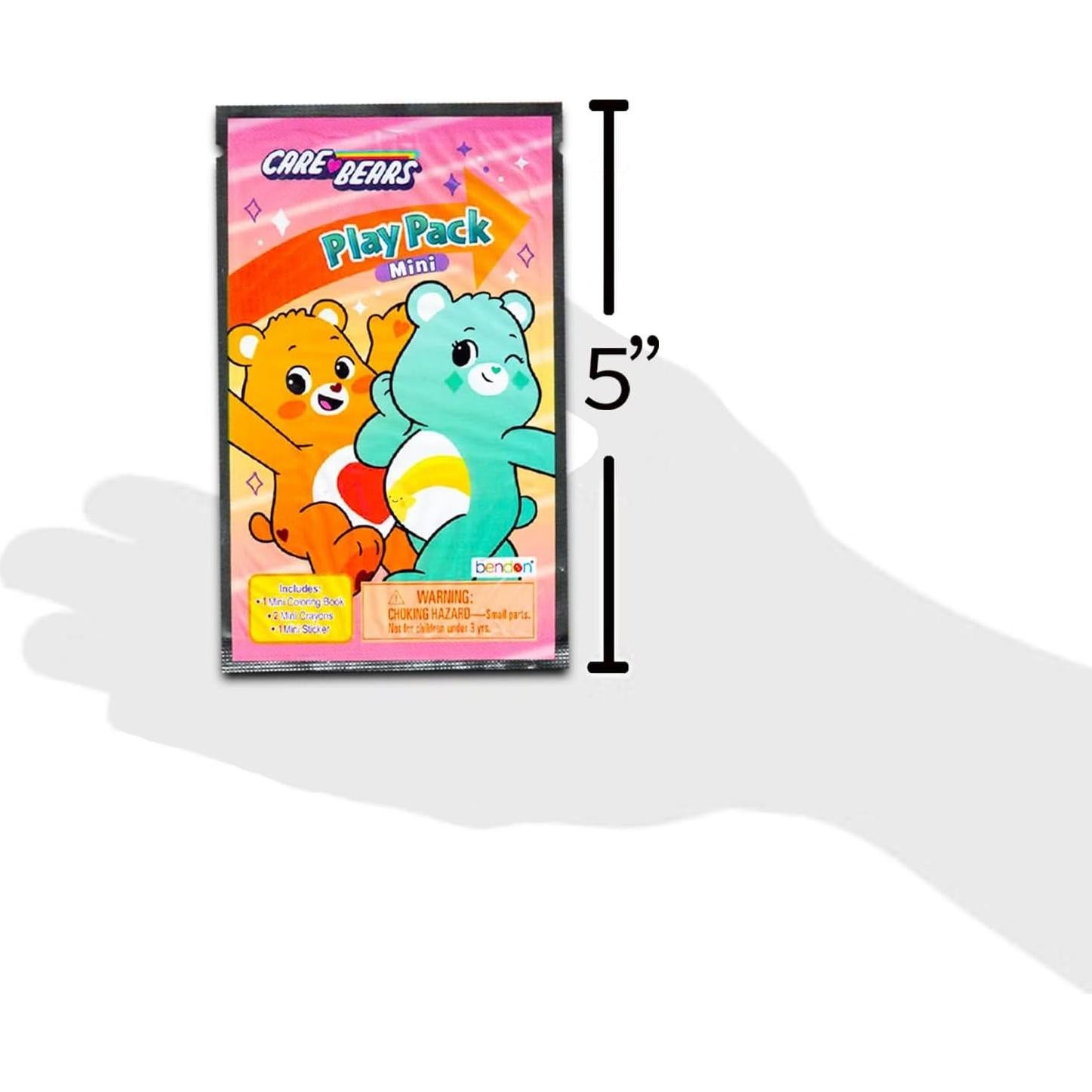 Conjunto de Fiesta Mini Care Bears - 24 Paquetes con Libros y Stickers