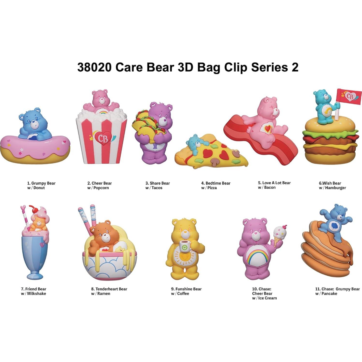 Care Bears Clip de Bolsa Sorpresa 3D - Serie 2 - 1 Unidad