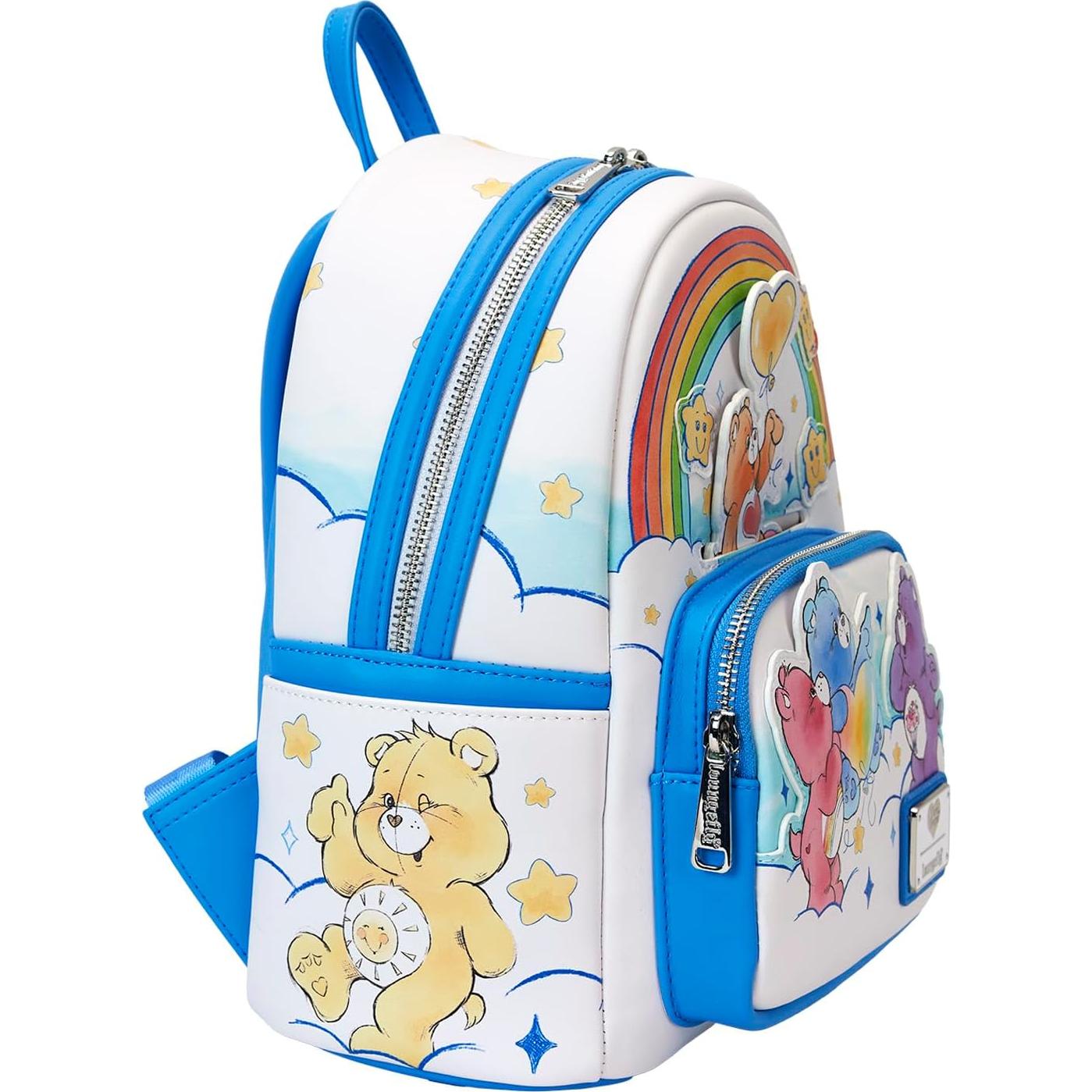 Mochila Mini Arcoíris Loungefly Care Bears 22.86x11.43x26.67cm