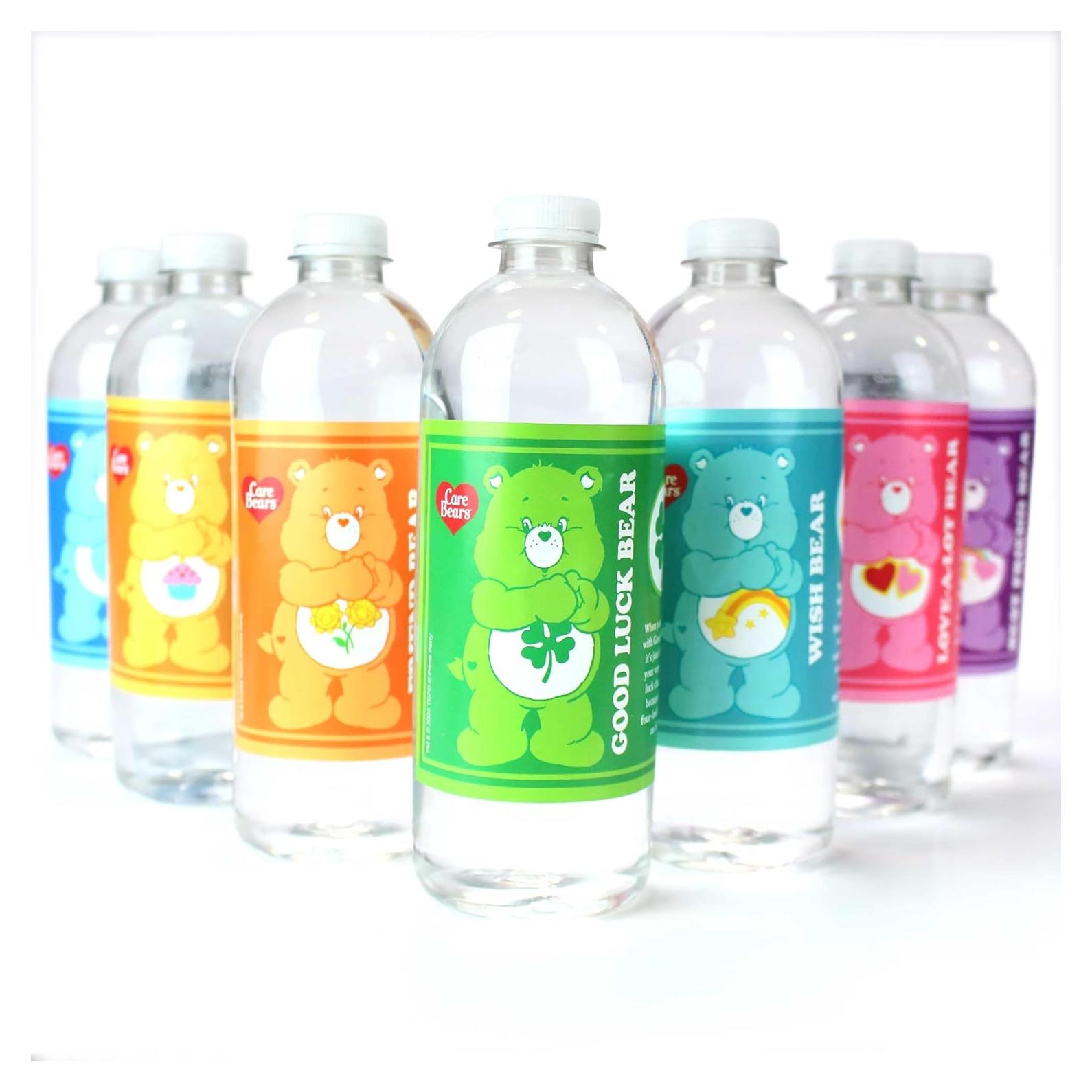 Etiquetas para Botellas de Agua Care Bears - Juego de 16