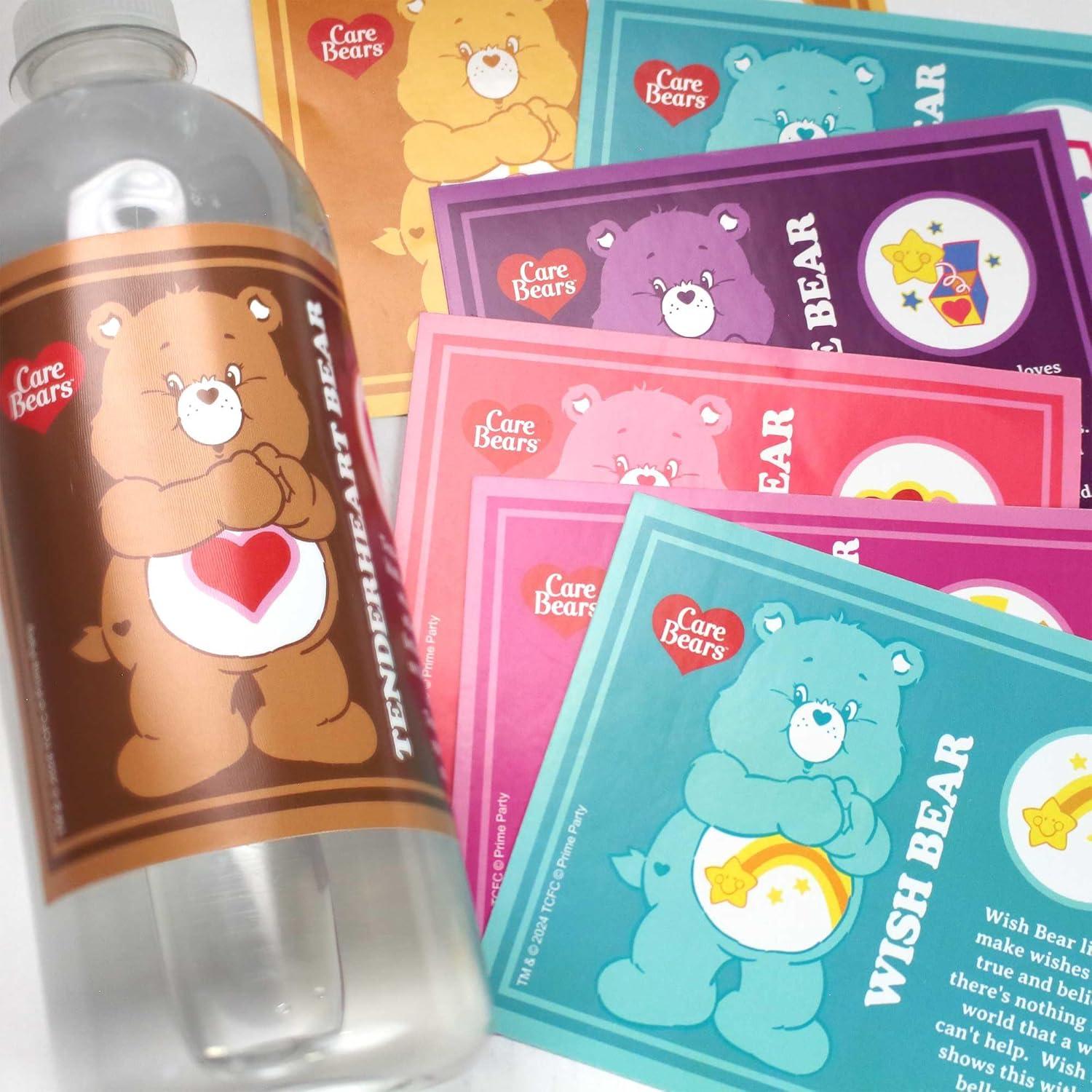 Etiquetas para Botellas de Agua Care Bears - Juego de 16
