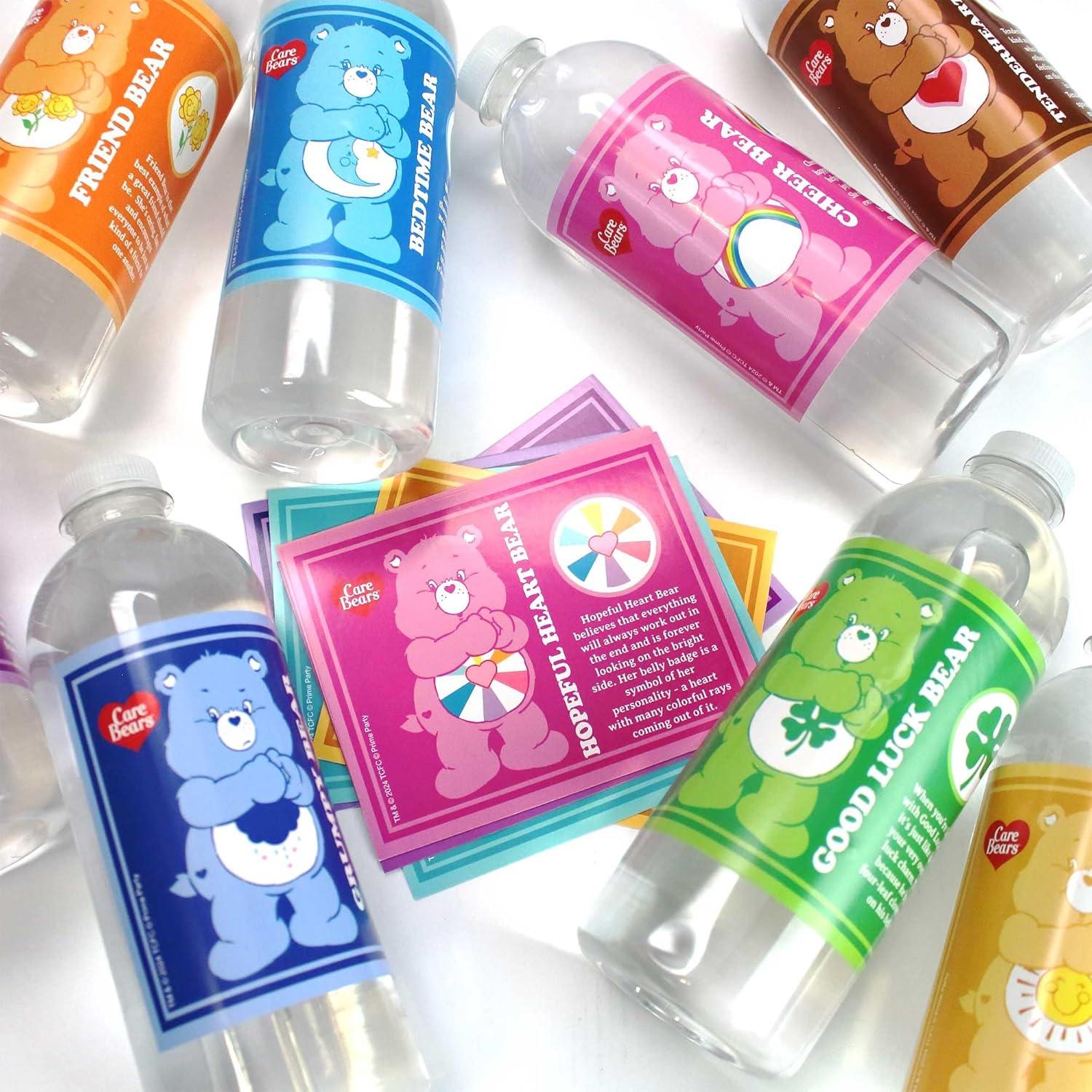 Etiquetas para Botellas de Agua Care Bears - Juego de 16