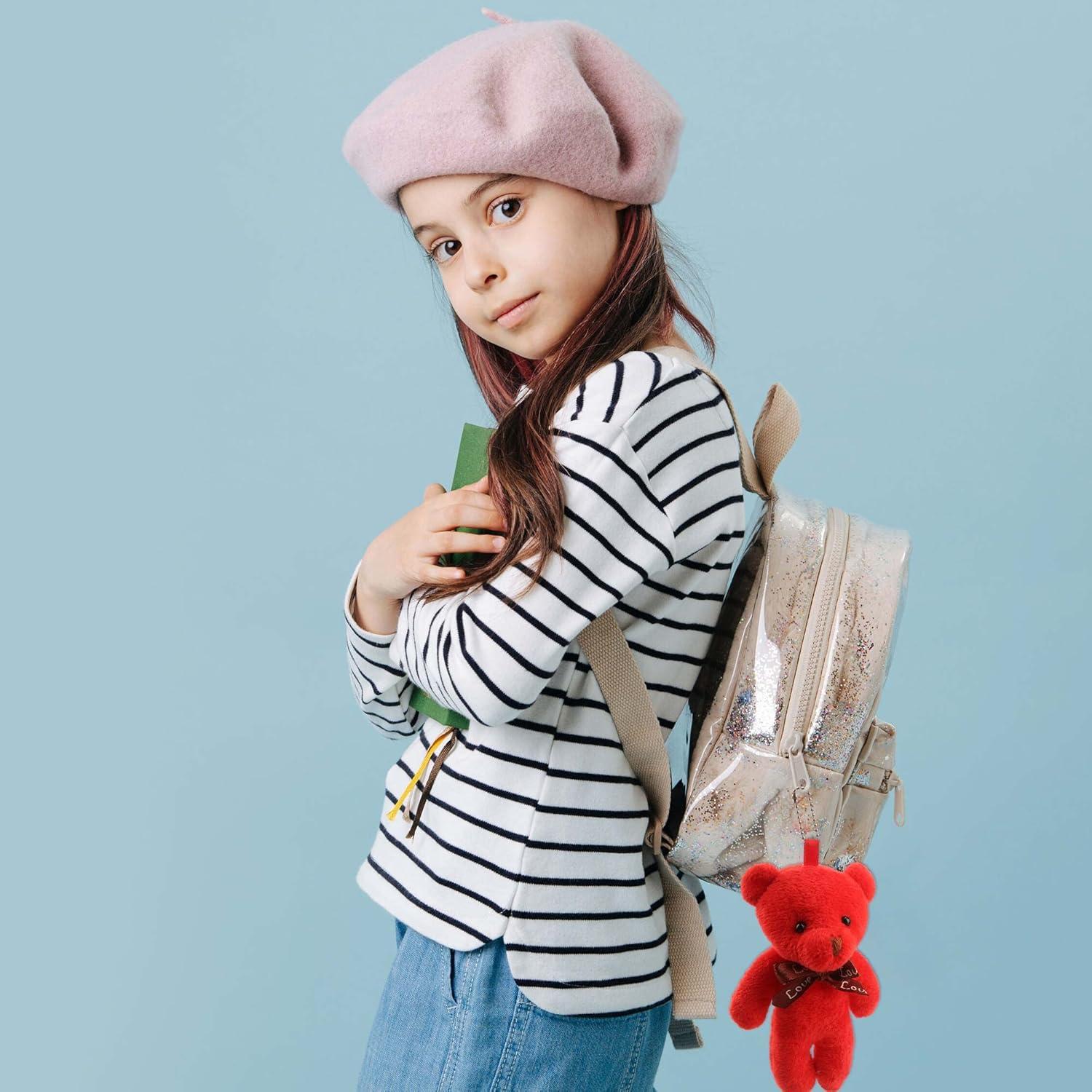 36 Mini Osos de Peluche Haconba 12 Colores 12 cm para Fiestas