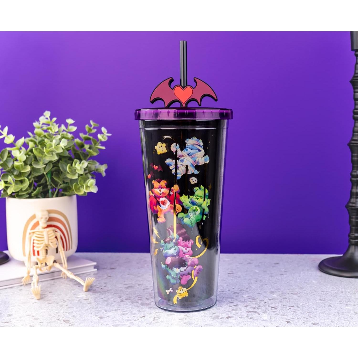 Taza de Carnaval Silver Buffalo Care Bears 24 oz A prueba de Fugas