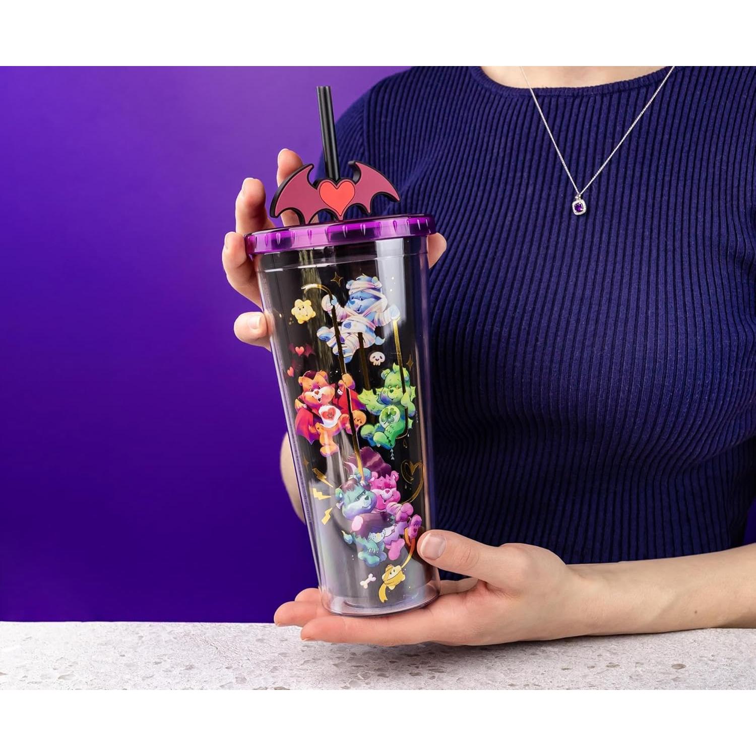 Taza de Carnaval Silver Buffalo Care Bears 24 oz A prueba de Fugas