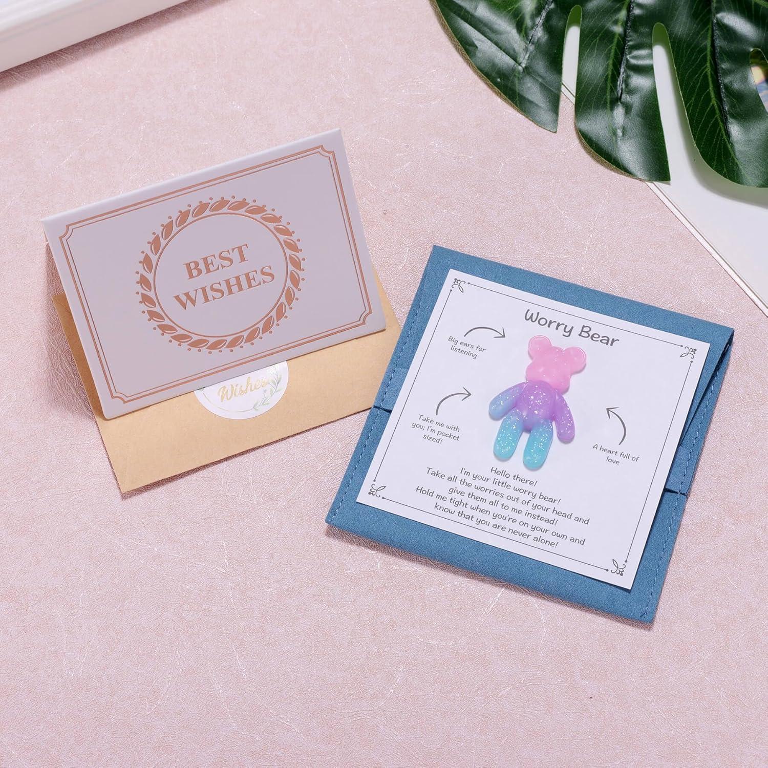 Oso de Preocupación Aesnefe Rosa Azul - Alivio de Estrés 24g