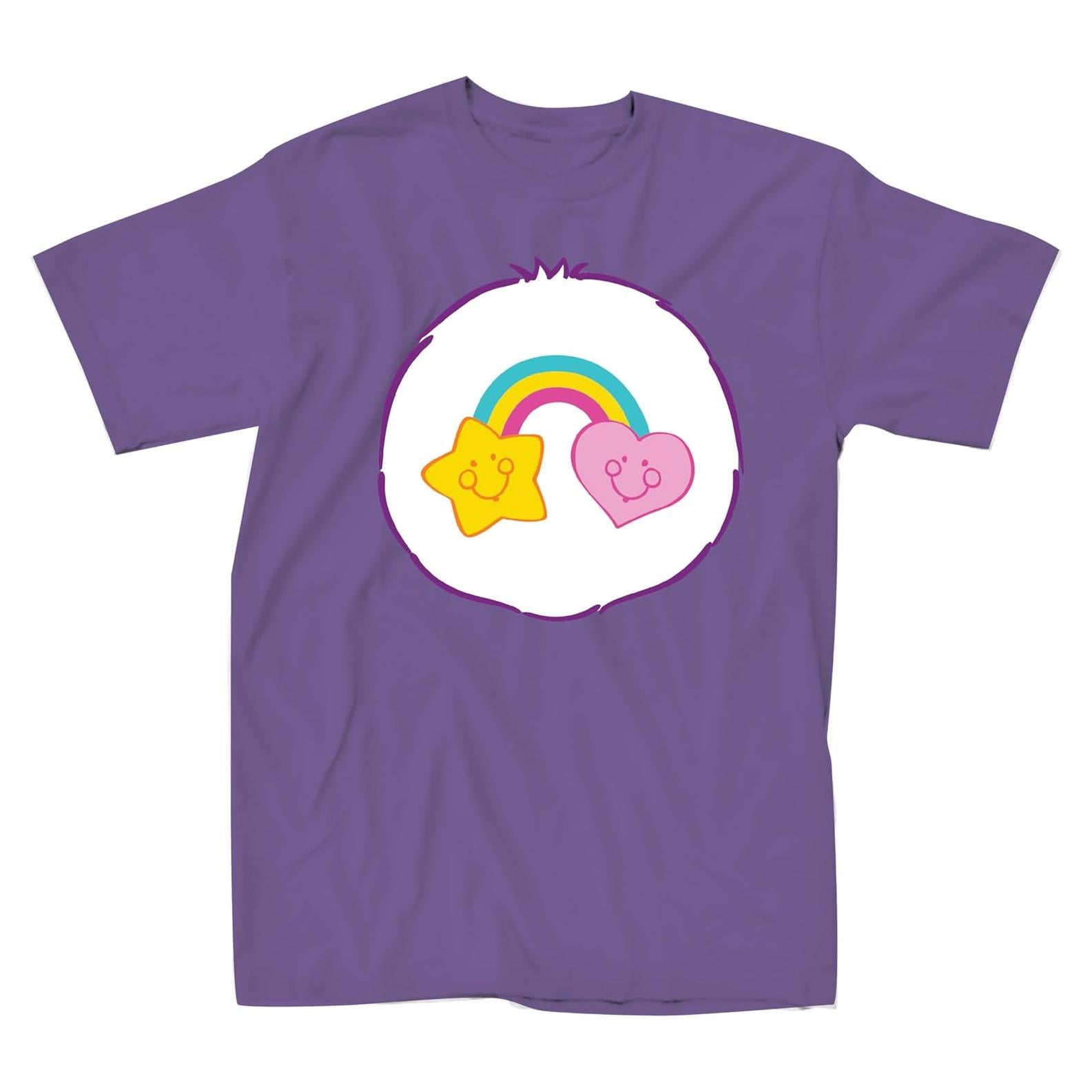 Camiseta Disfraz Care Bears Unisex Adulto X-Large Púrpura