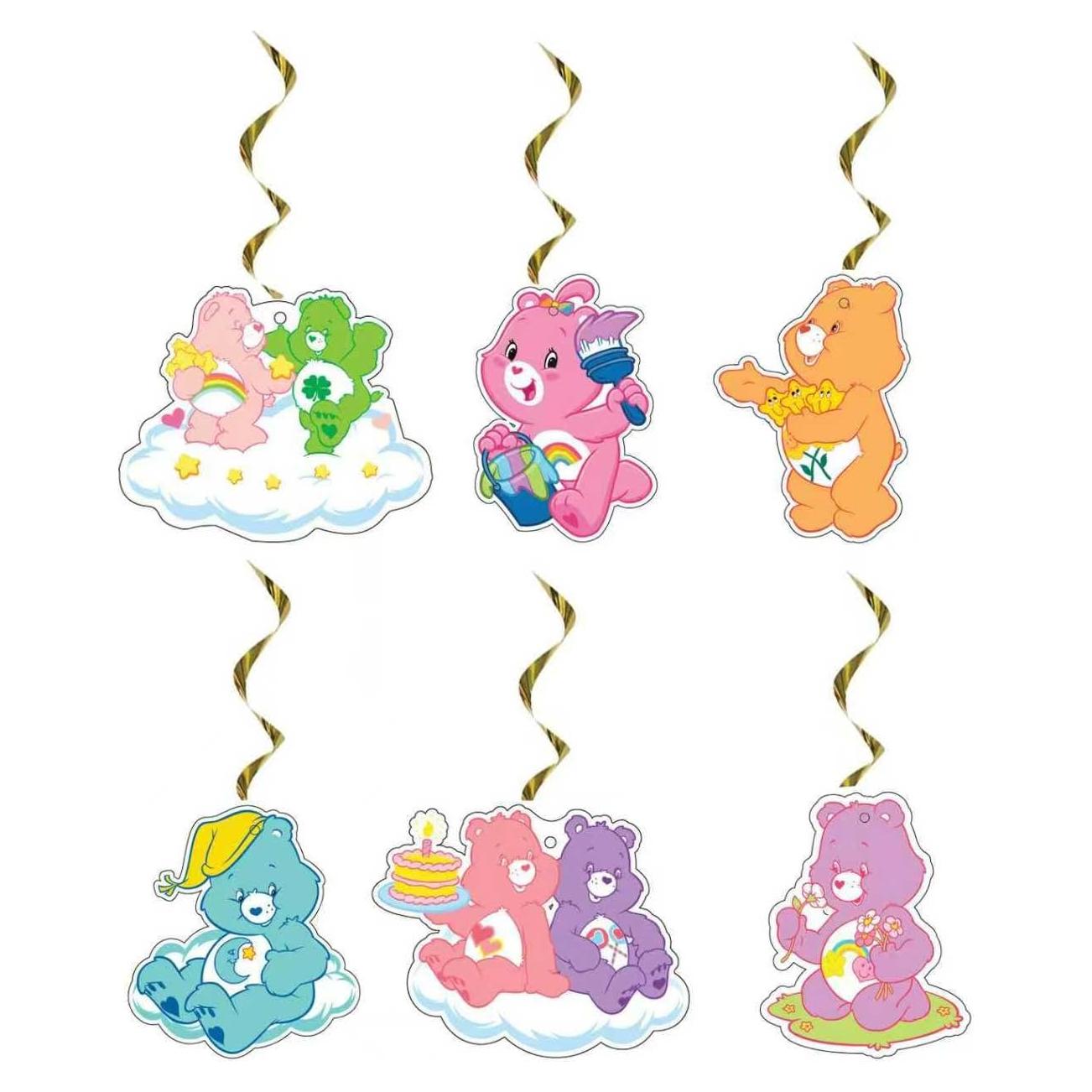 12 Decoraciones Espirales Colgantes Osito Cariñoso The Me