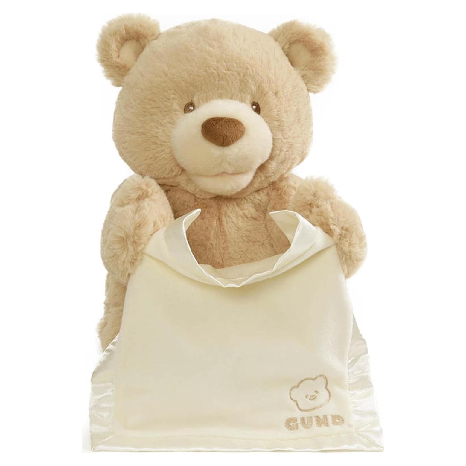 Oso de Peluche Animado Peek-A-Boo GUND 29.2 cm Beige