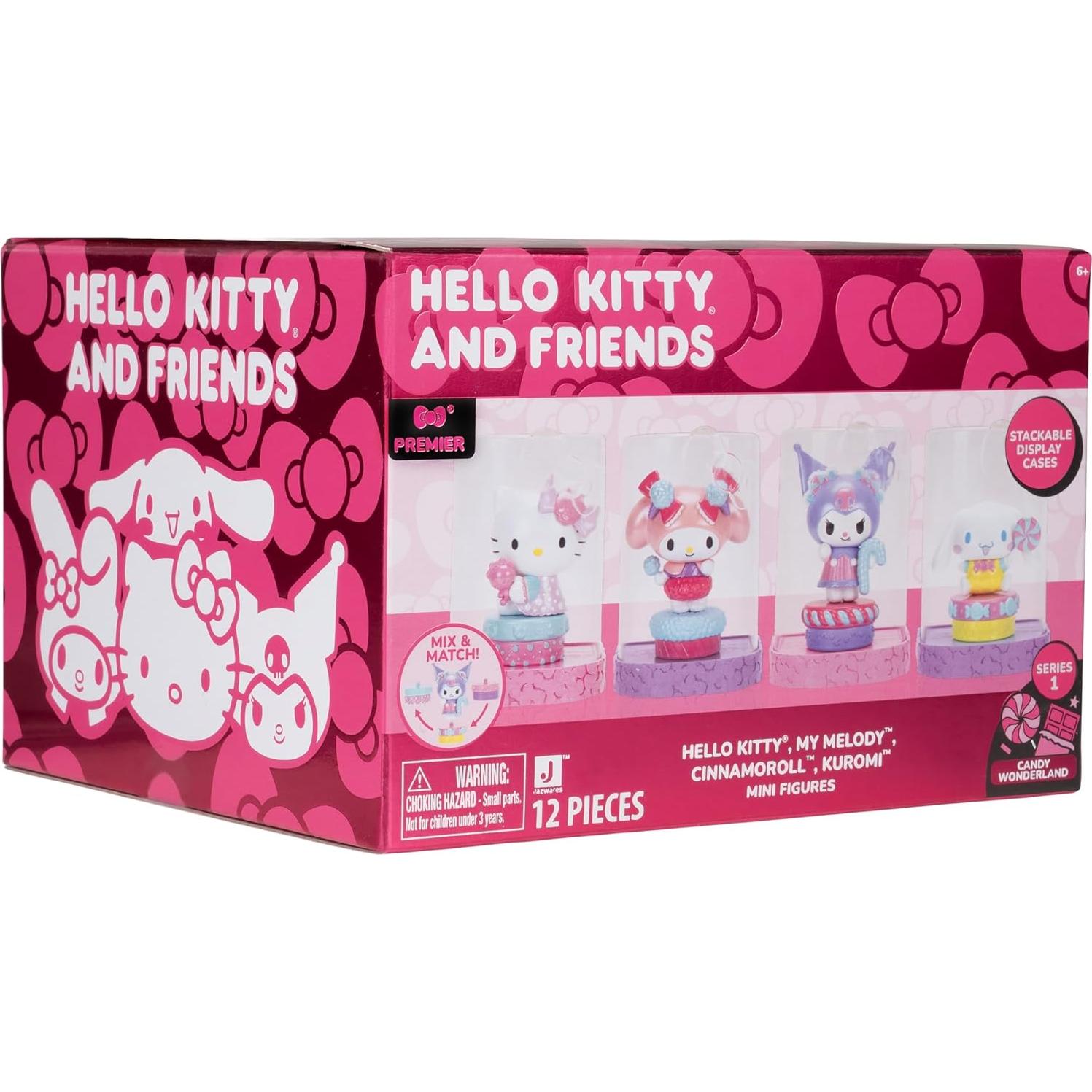 Figuras Mini Candy Wonderland Hello Kitty 4-Pack 5.08 cm