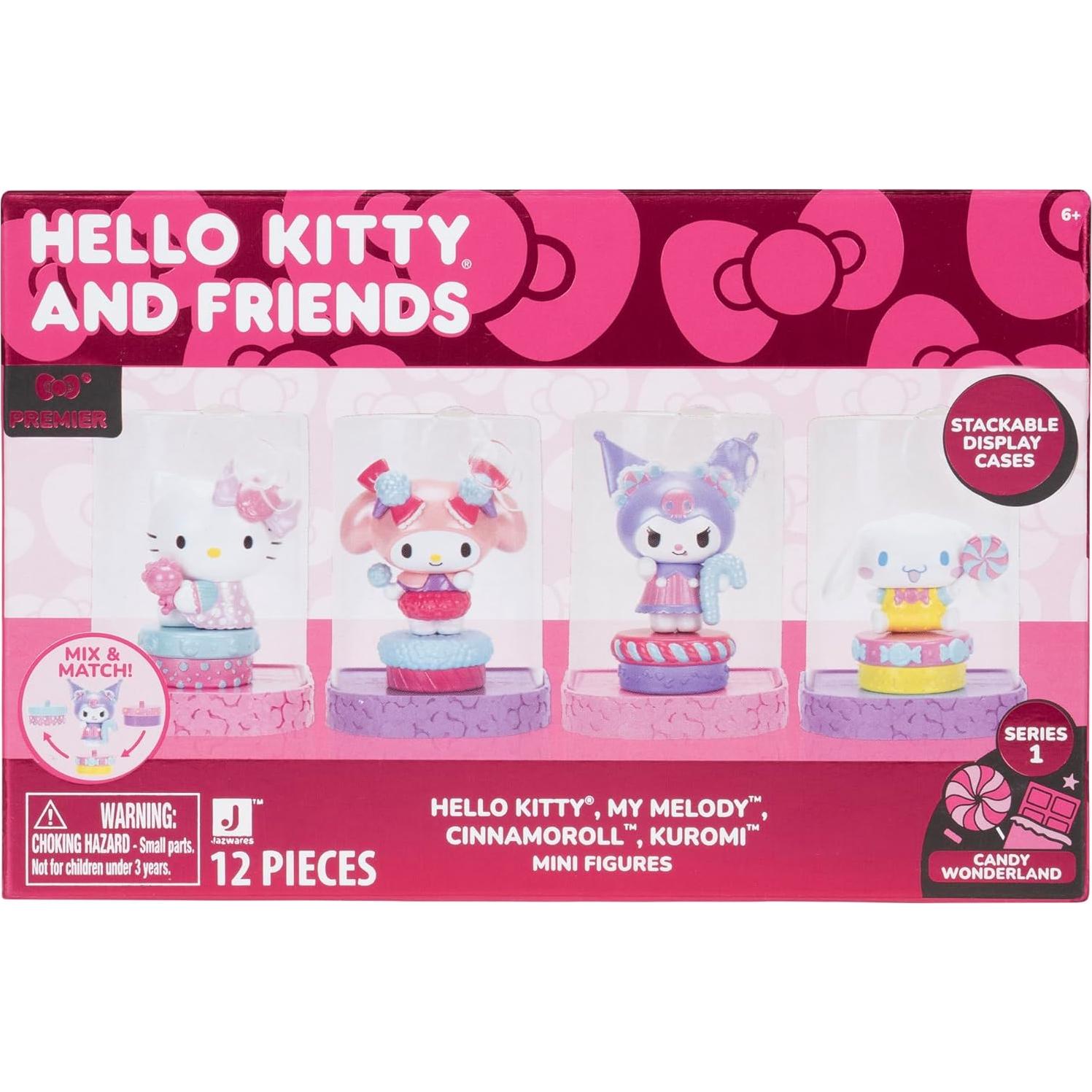 Figuras Mini Candy Wonderland Hello Kitty 4-Pack 5.08 cm